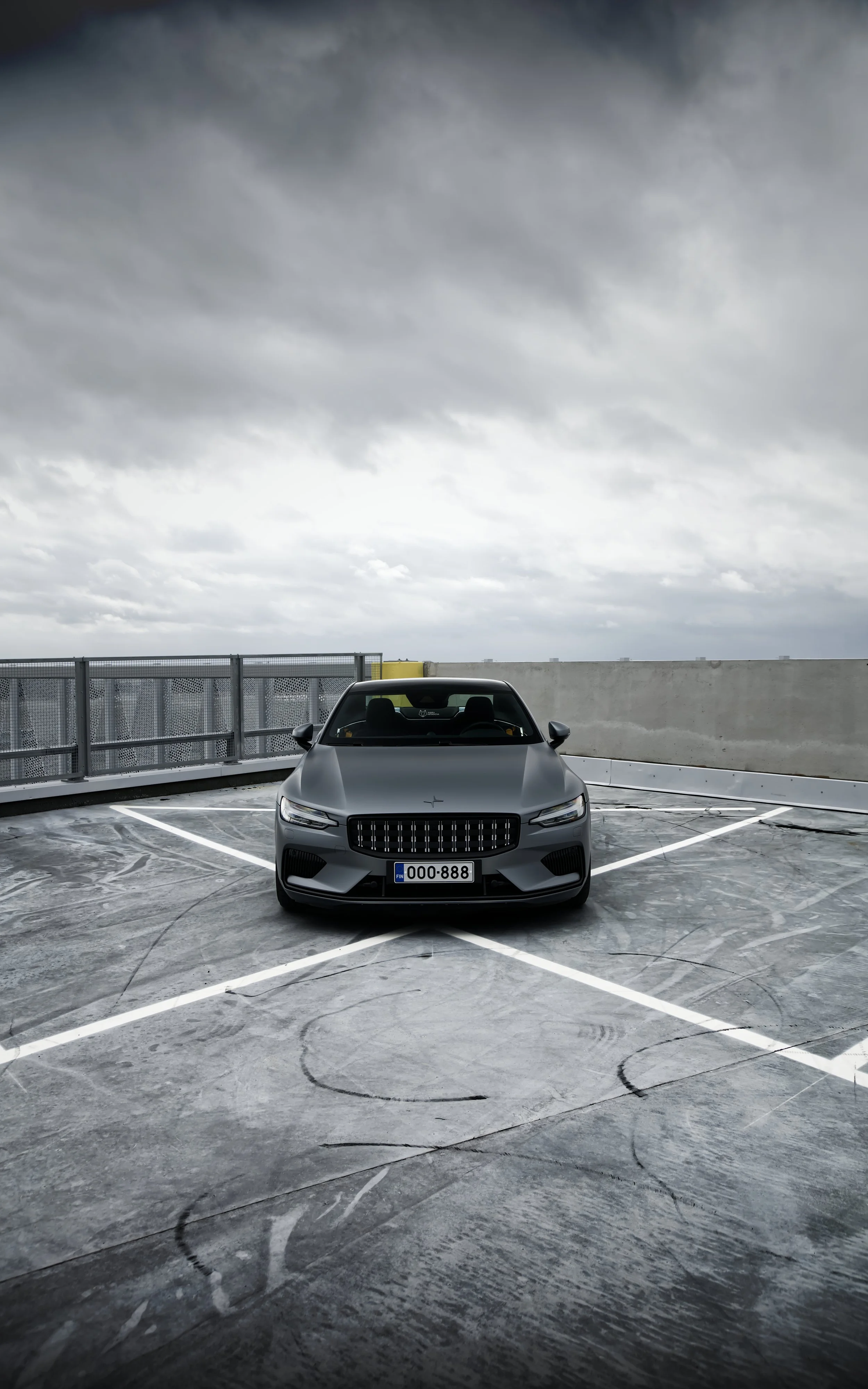 Press car Polestar 1 in Helsinki photographed by Annika Miftakhova