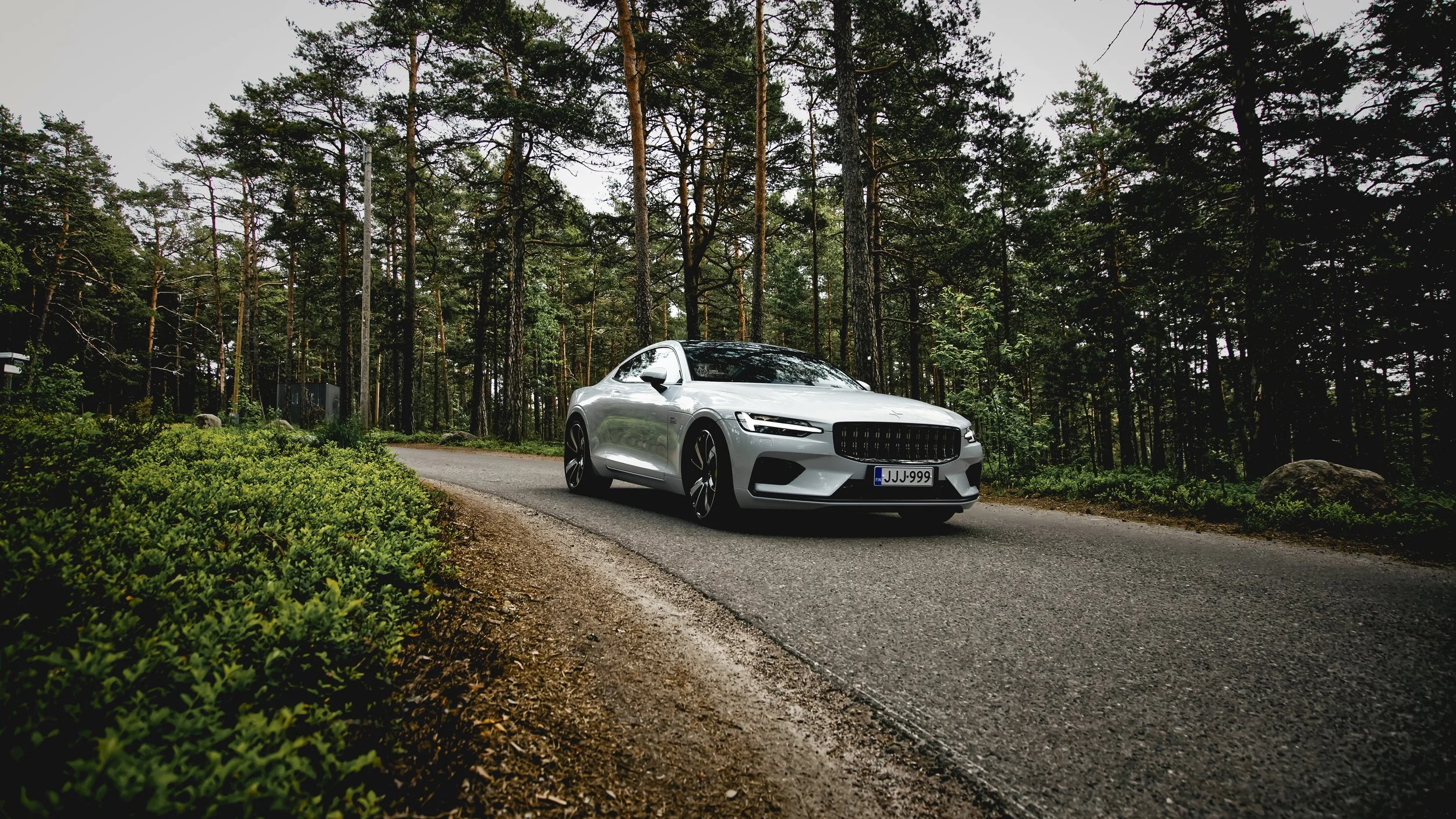 White Polestar 1 photographed in Helsinki, Finland by Annika TheVolvoGirl Miftakhova