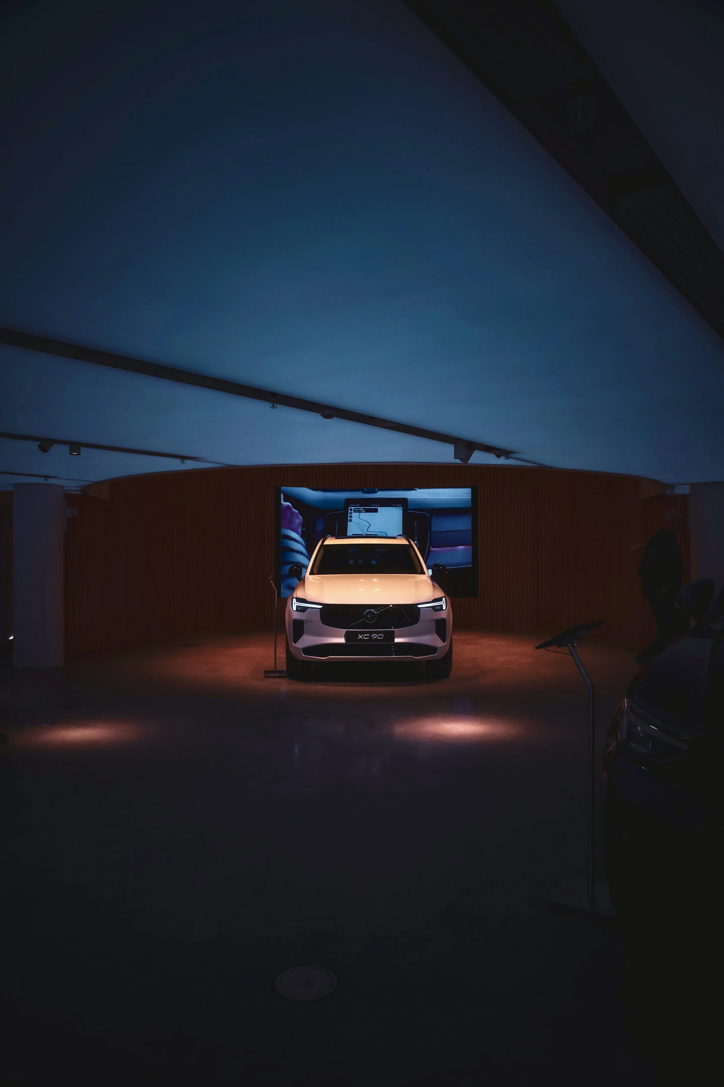 White Volvo XC90 photographed in Stockholm Volvo Studio by Annika TheVolvoGirl Miftakhova 