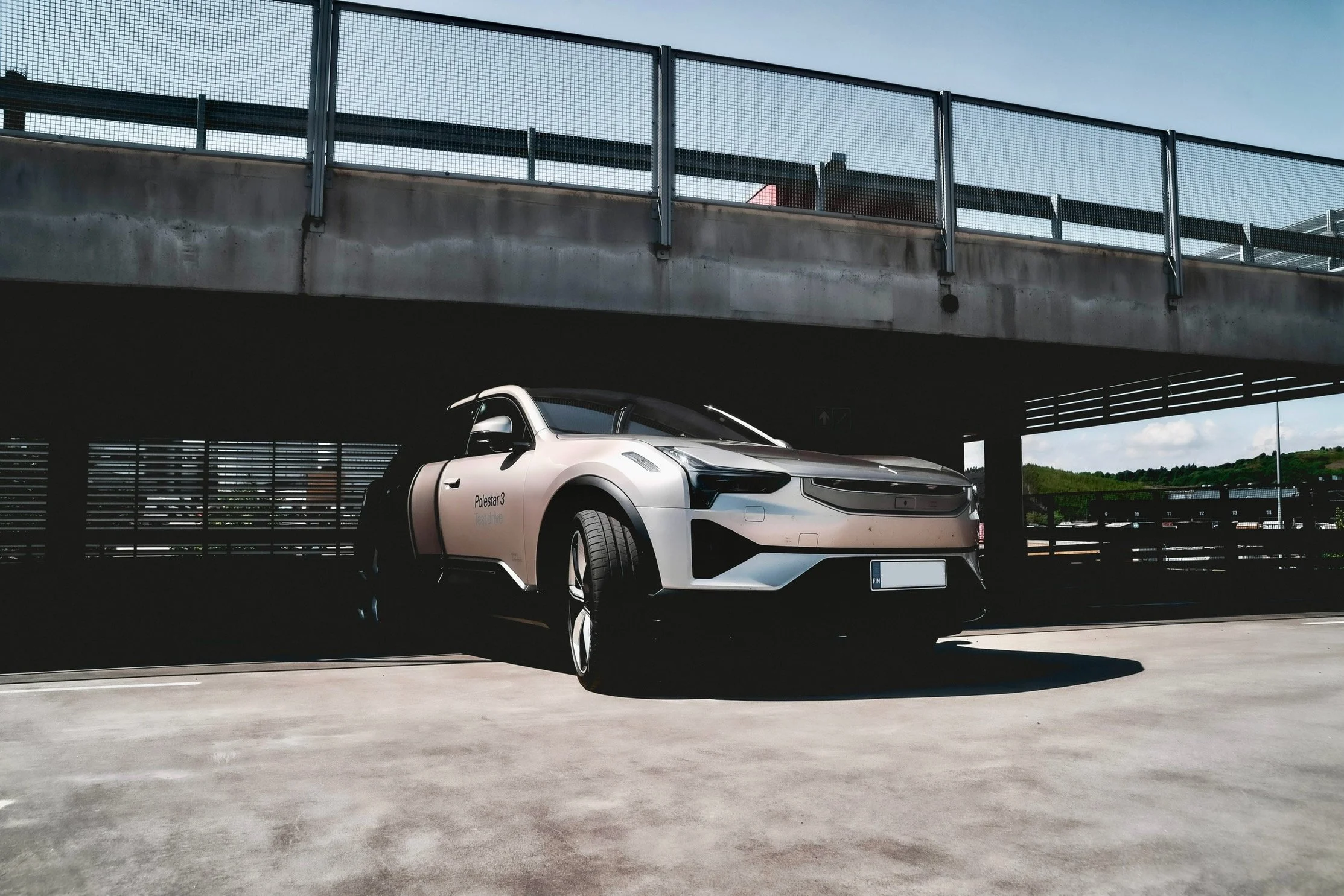 Polestar 3 out in Helsinki, photographed by Annika Miftakhova