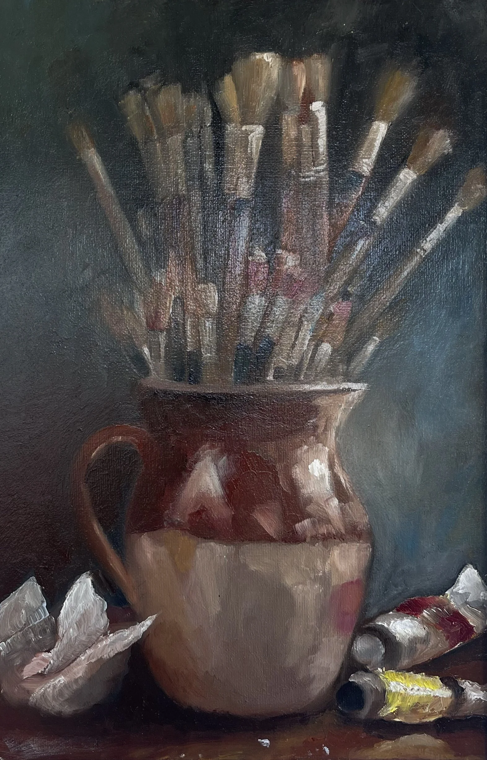 'Tools of the Trade'  /  Oils on board  /  40x26cm  /  £425
