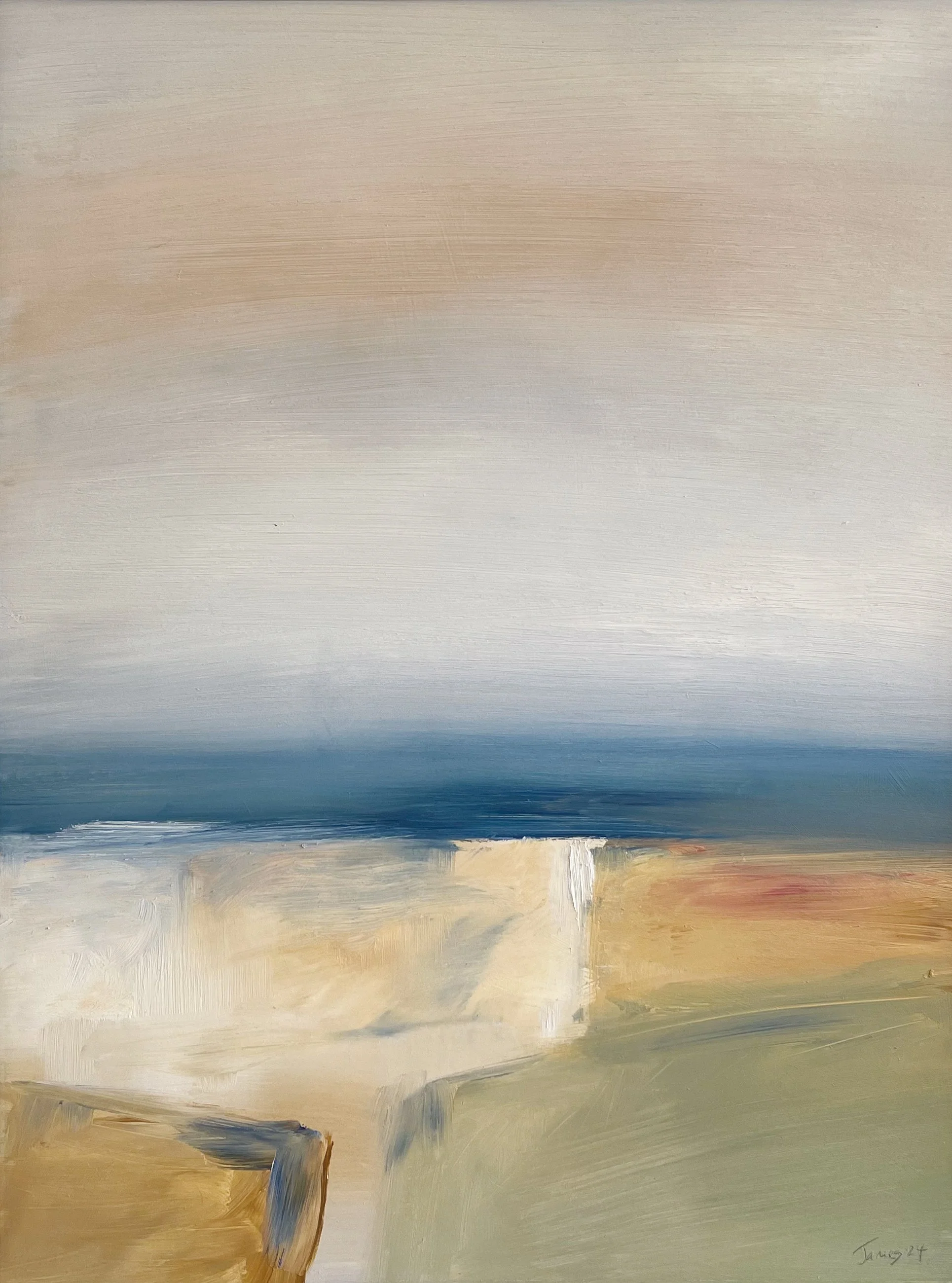 'Remembering The Beach'  /  Acrylic on canvas board  /  52x40cm  /  £650
