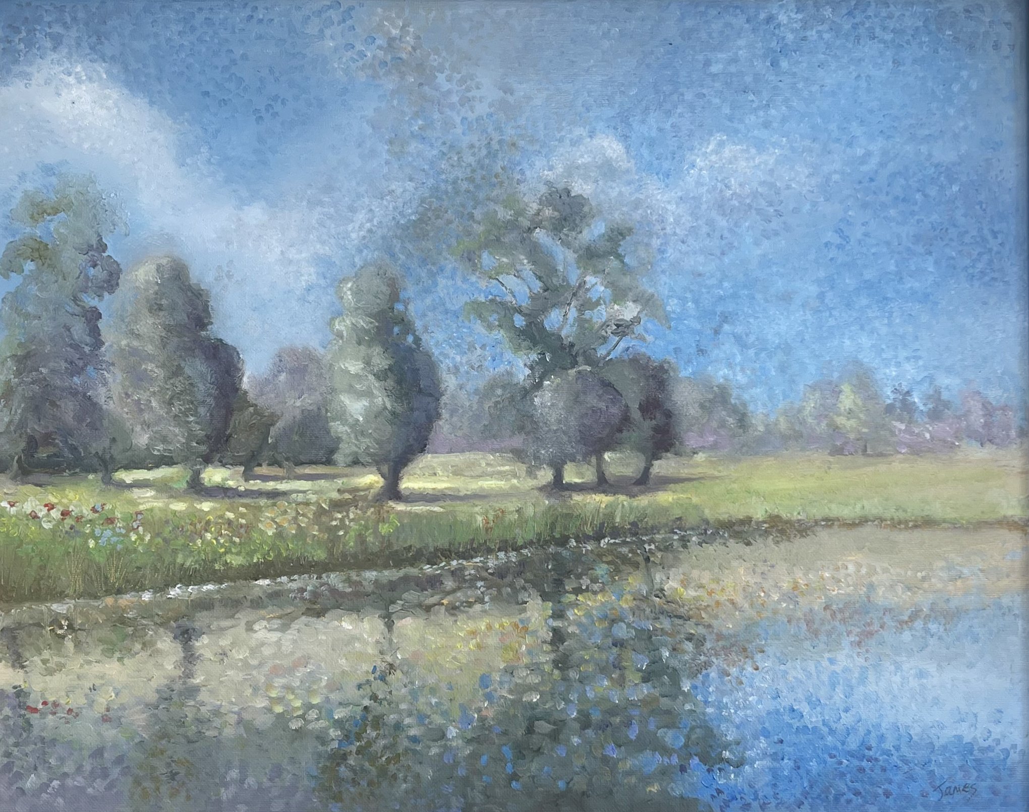 'Bayfield Park Norfolk'  /  Oils on canvas board  /  51x40cm  /  £525