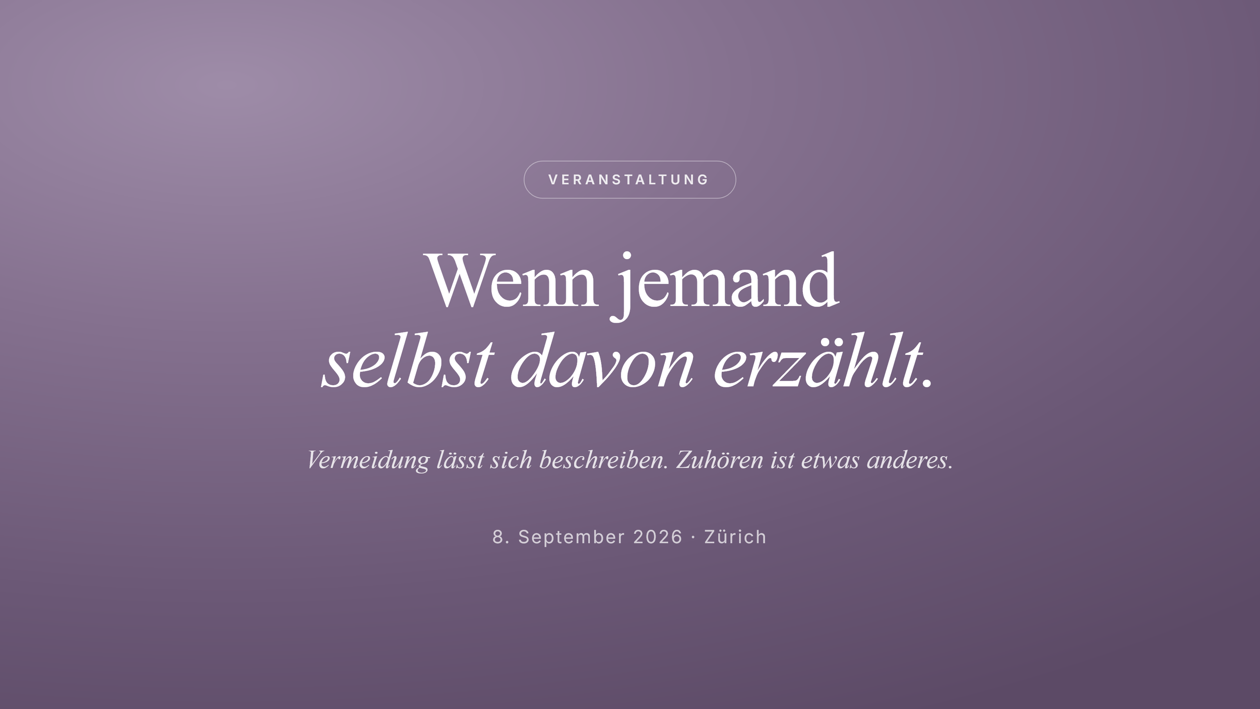 Gestört erzählt: Persönlichkeits-Störungen, Ängste und Kraftquellen.