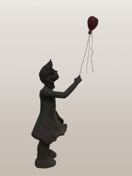 Petite fille au ballon, inspiration Banksy 
non disponible