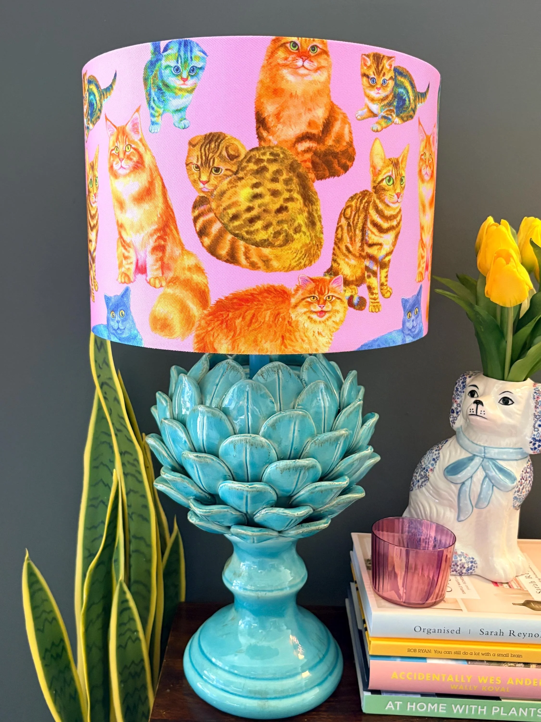 Crazy Cat Lady Drum Lampshade