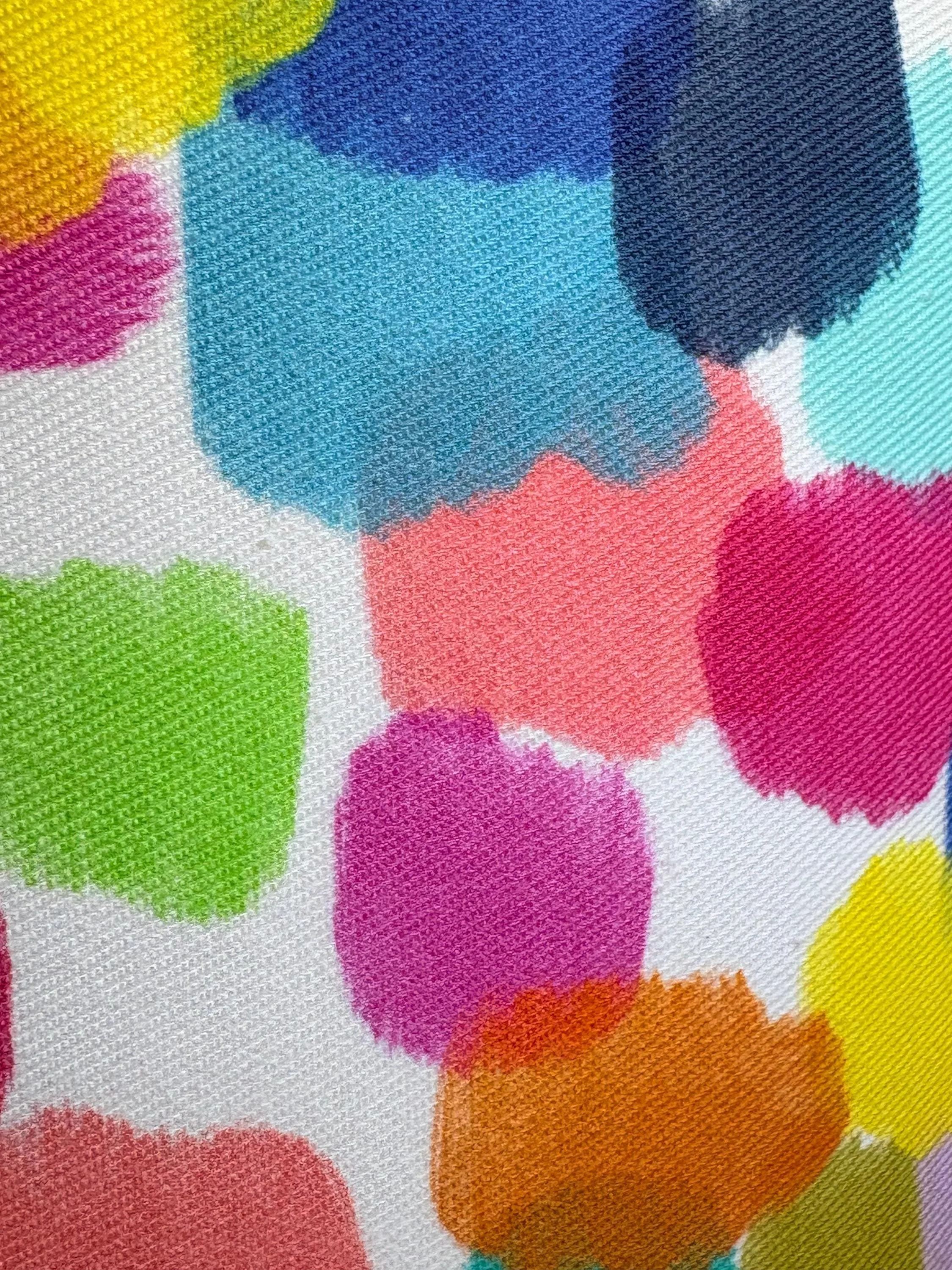 Duck Duck Goose Soda Pop Lampshade Fabric Close Up