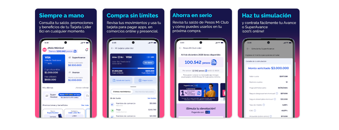 LIDER BCI: Keep Card Management Simple