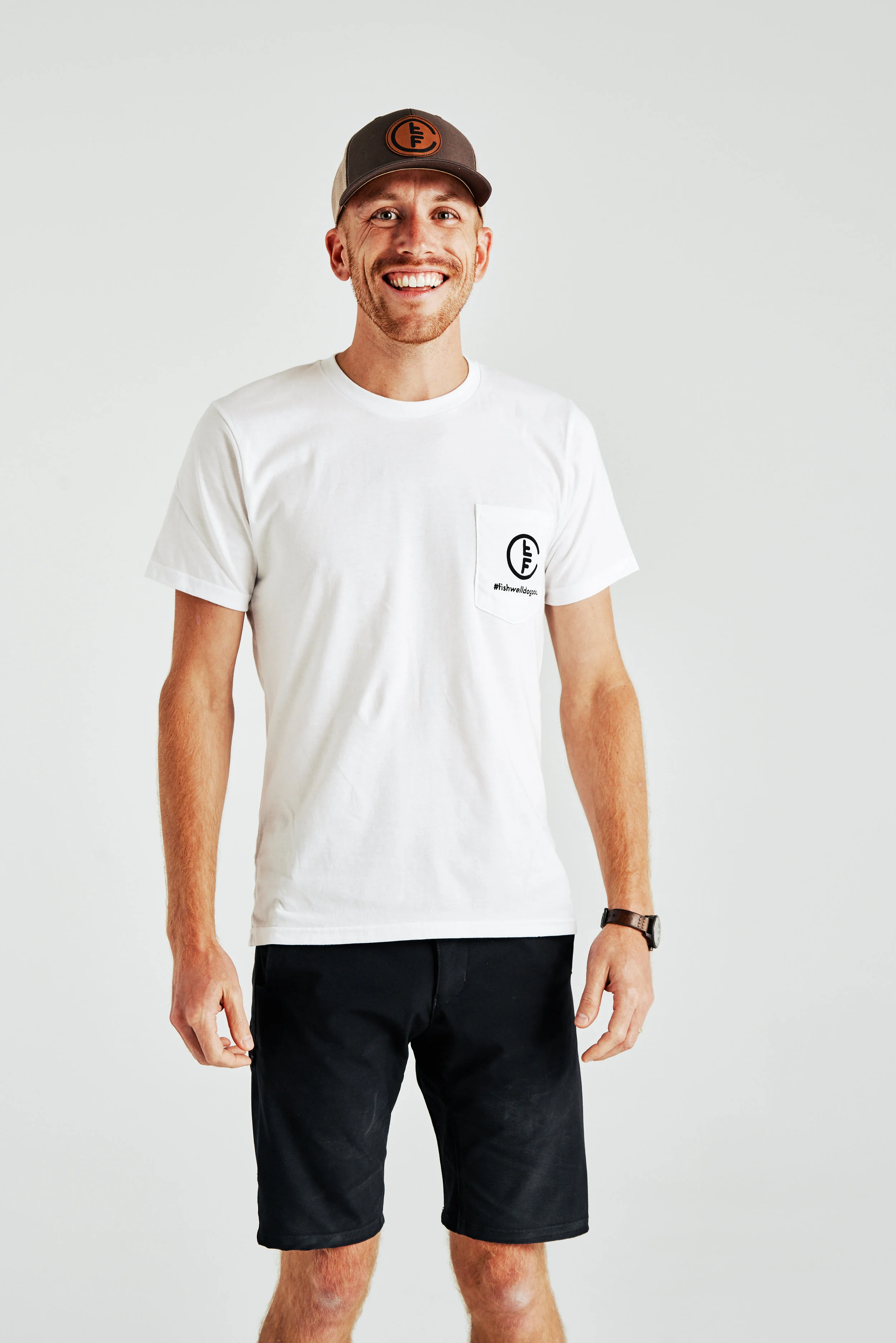 The Brown Trout Pocket Tee: FFC Artist Apparel Collection