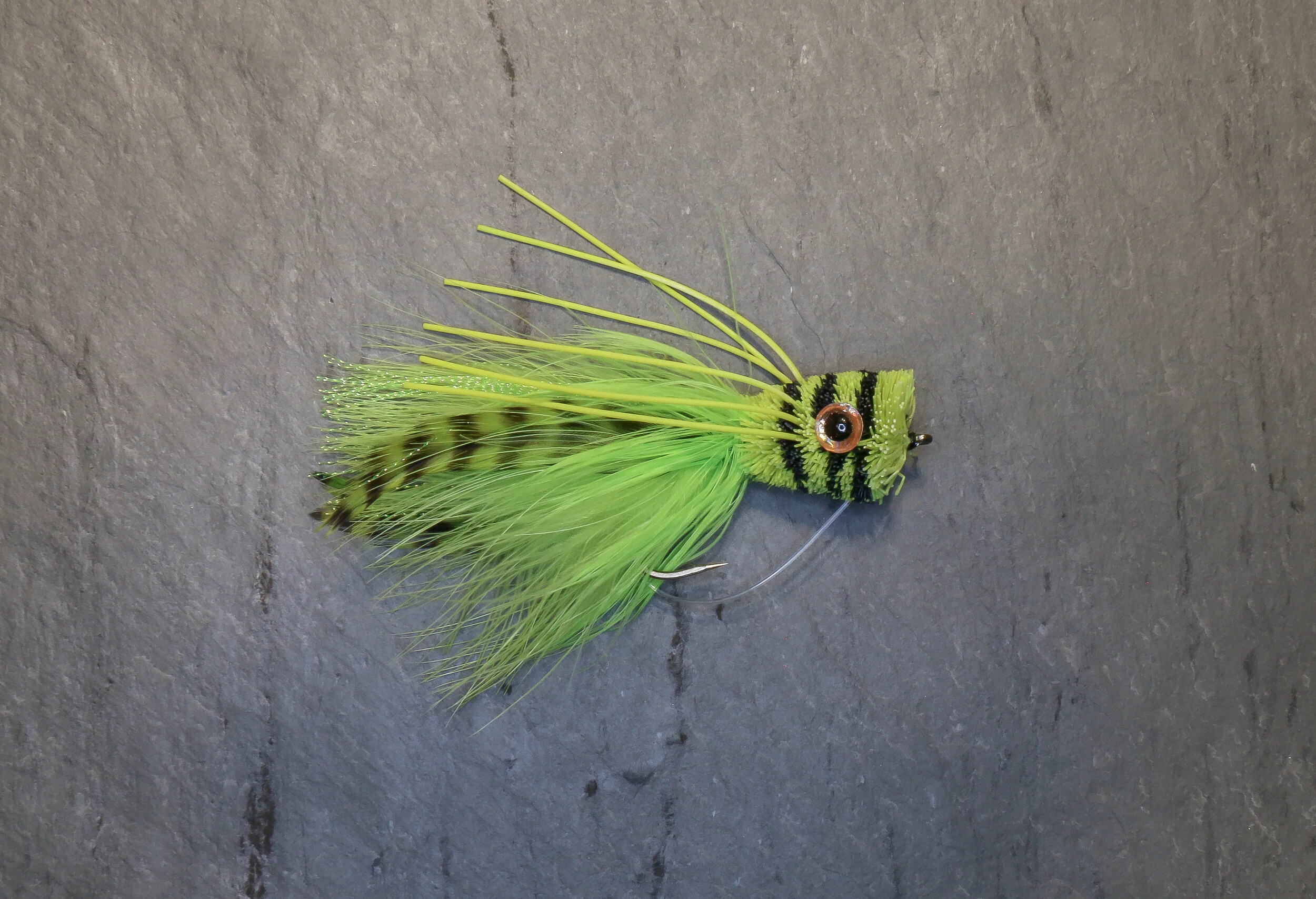 Chartreuse Deerhair Bass Popper .jpg