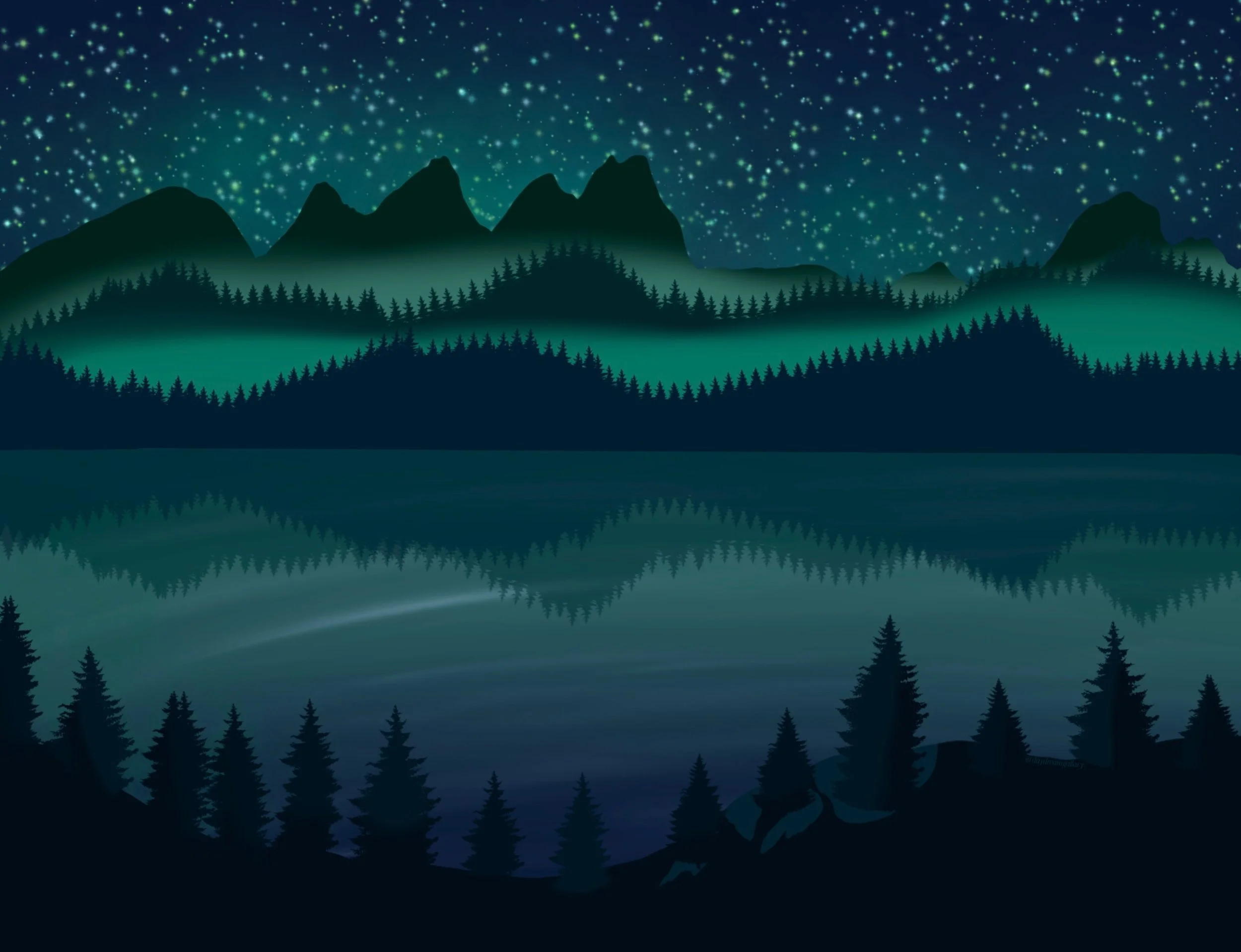 evergreen lake
