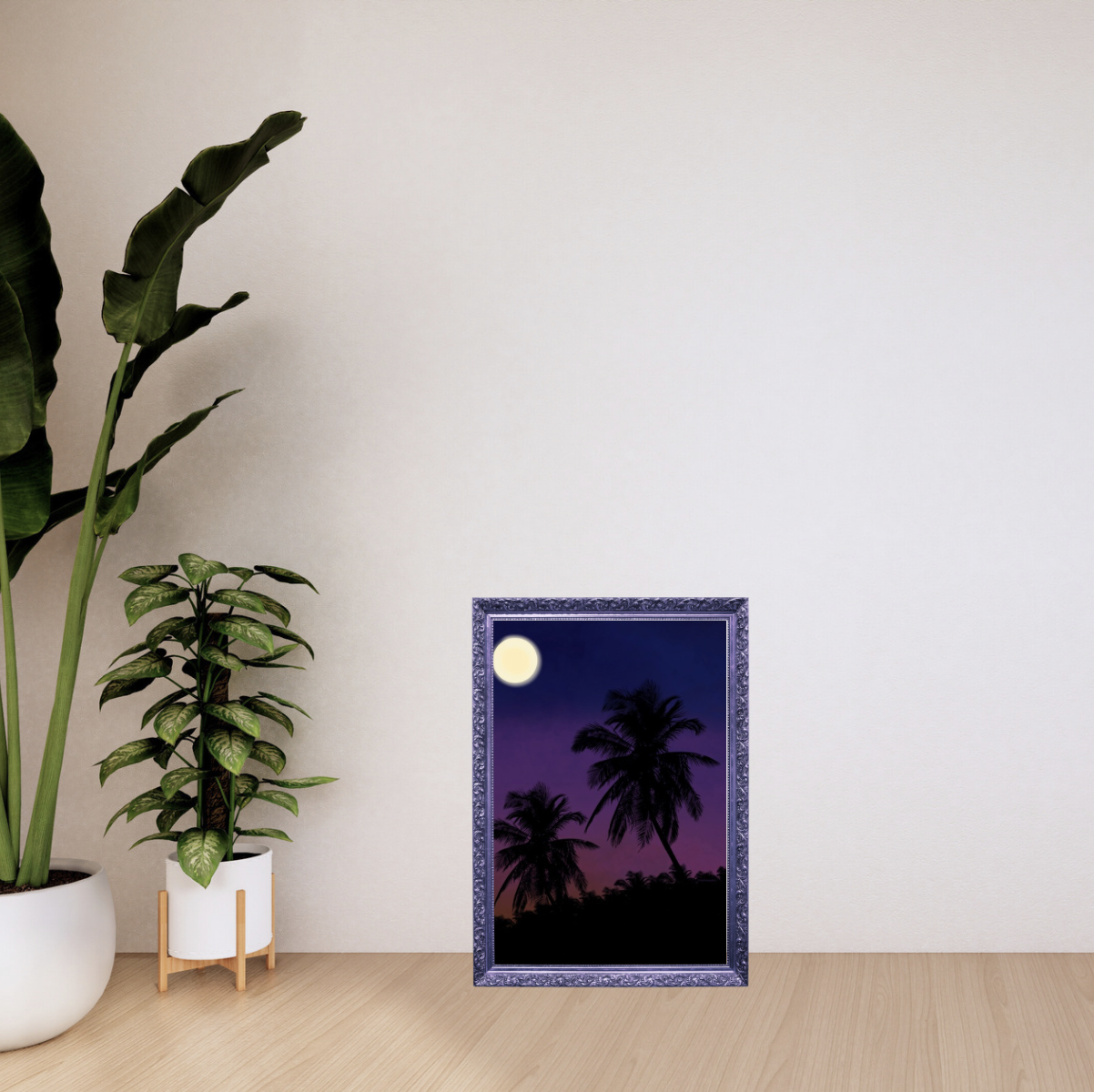 tropical at dusk