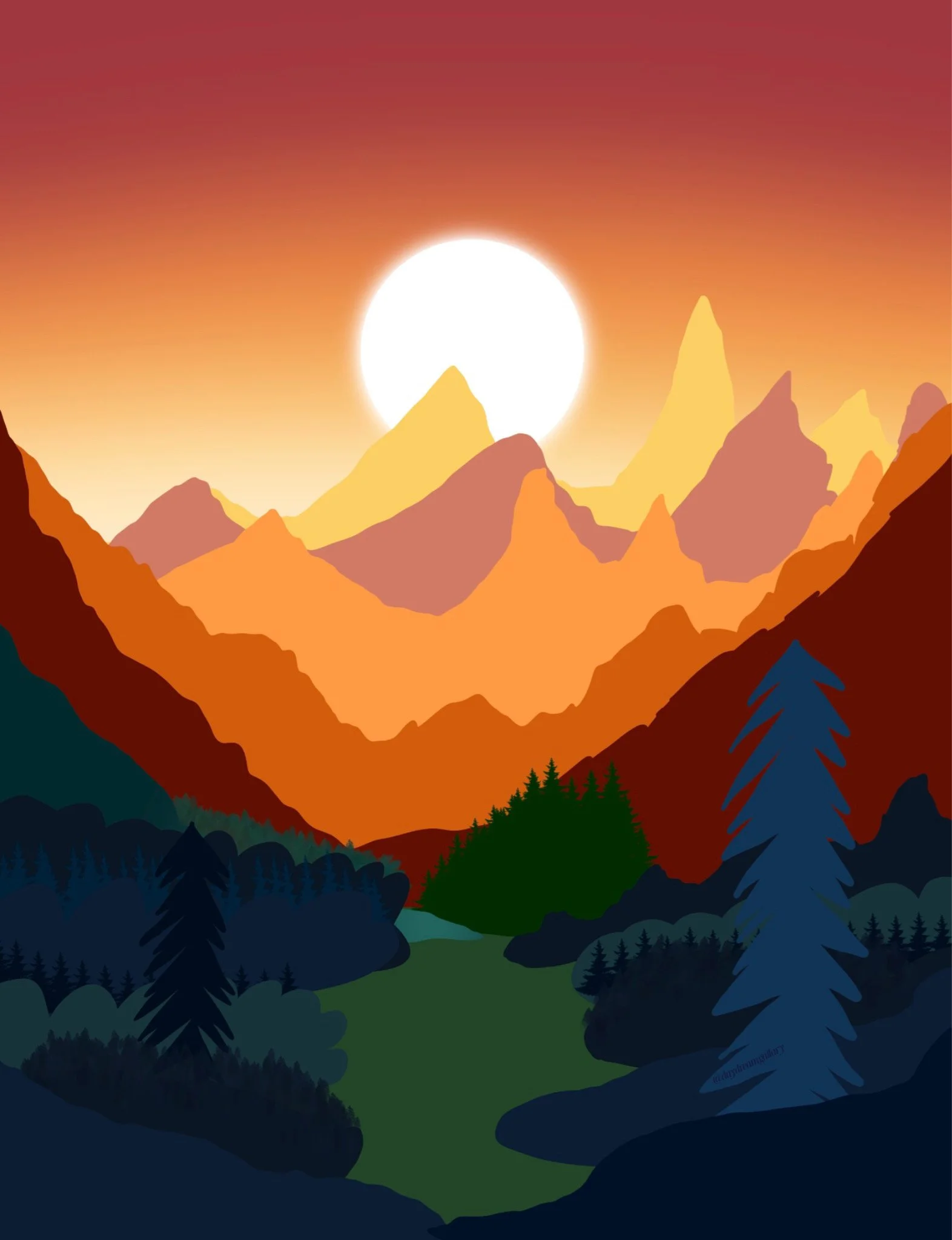 sunset dreamscape
