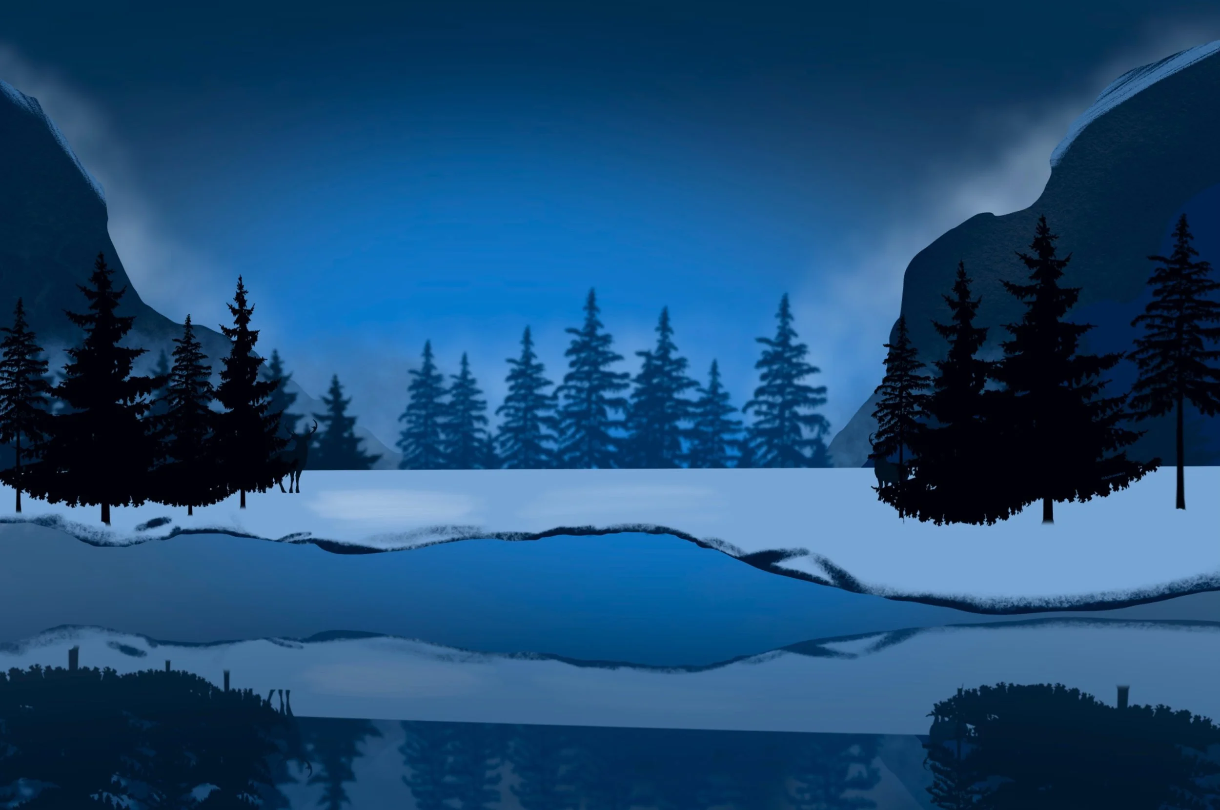 enchanted winter forest