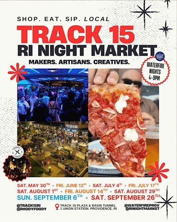 RI Night Market/Track 15 Waterfire 