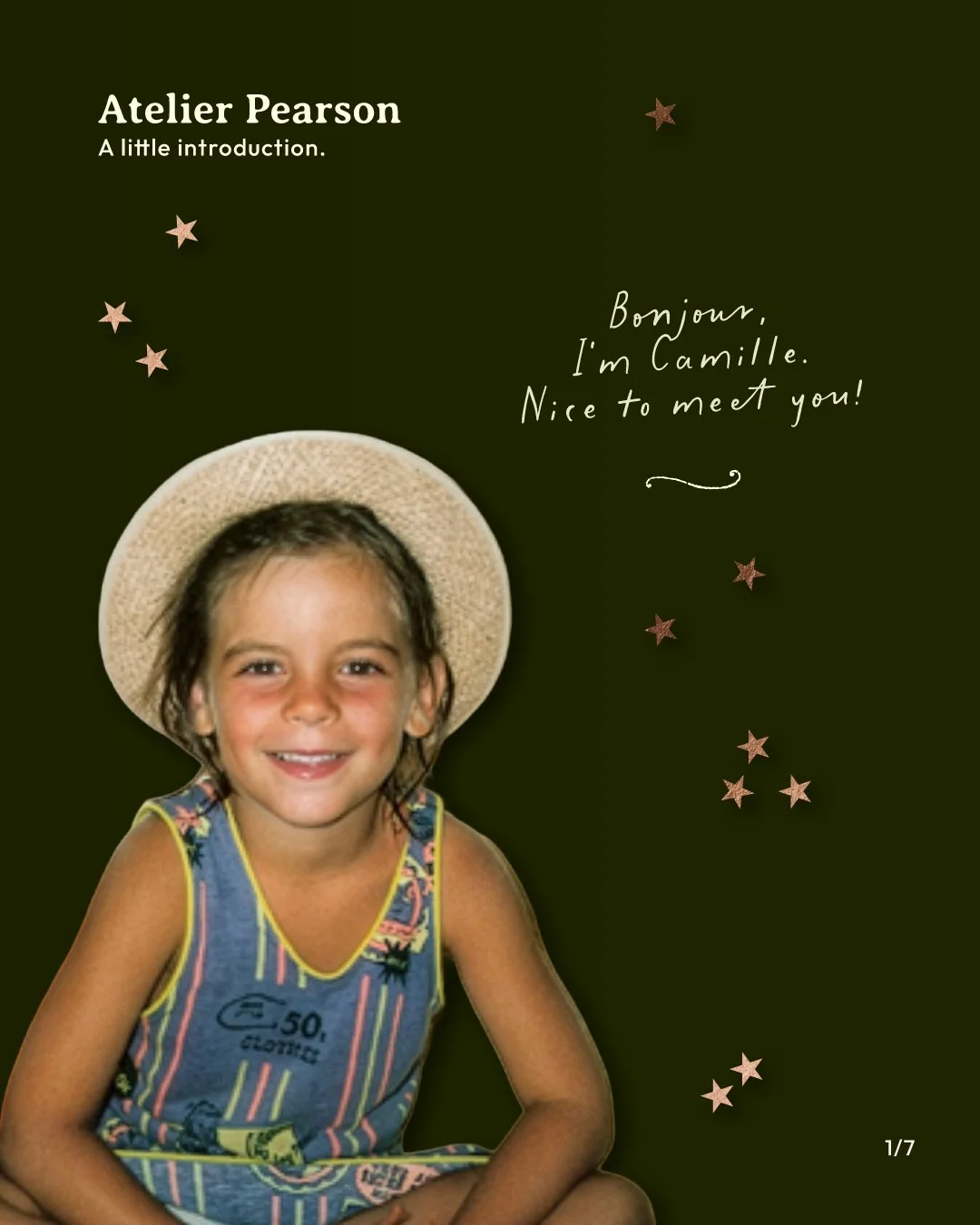 Hey, been here a little while but I haven&rsquo;t properly introduced myself!
I&rsquo;m Camille. A French creative Swiss Army knife. I left France 20 years ago. I've lived in England, Spain, now the sunny Netherlands. Grew up in the south of France, 