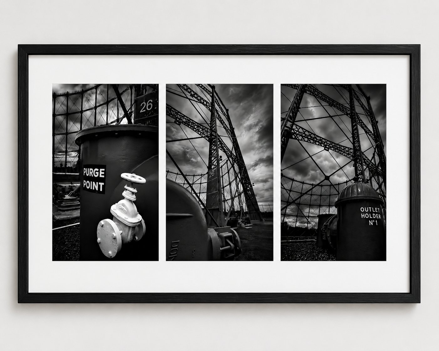 Gas Holder Triptych