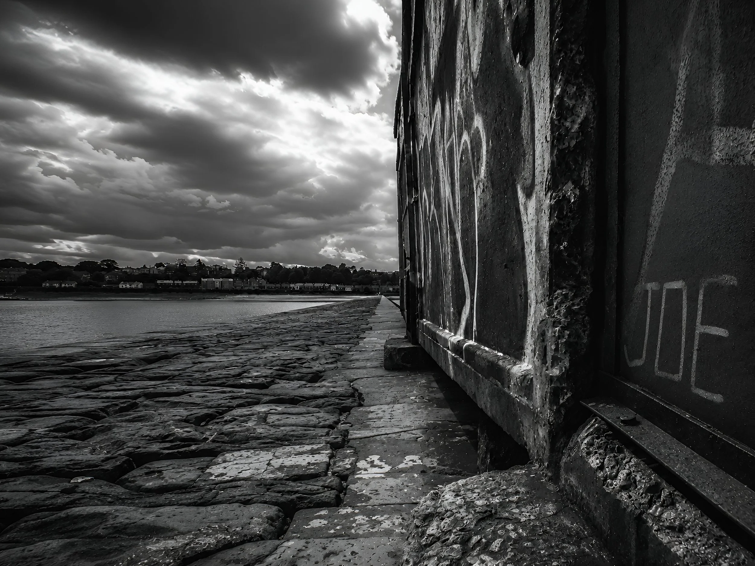 Harbour Wall by P Scotter