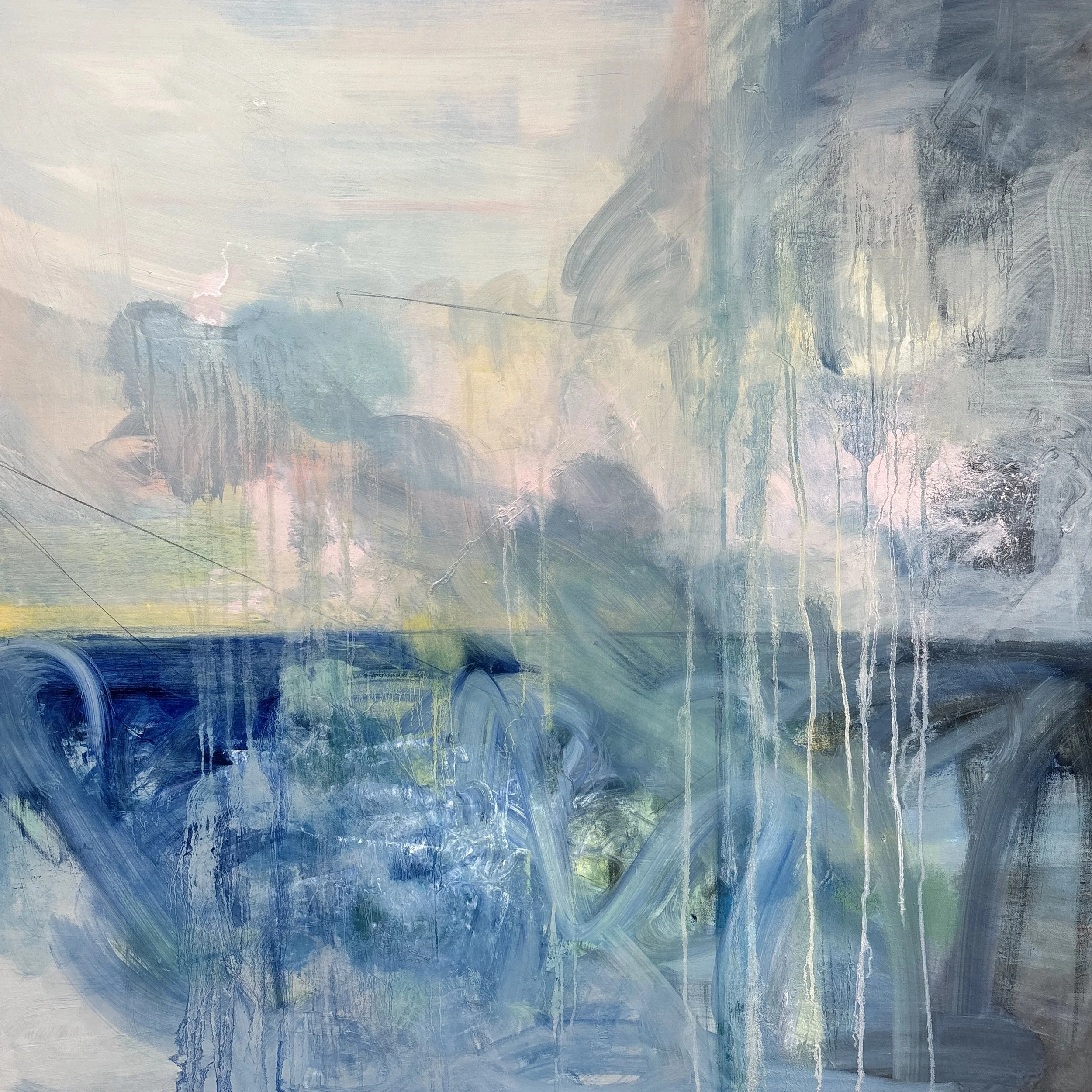 'Dreams of youth' (2026), oil on canvas, 100 x 100cm - SOLD
