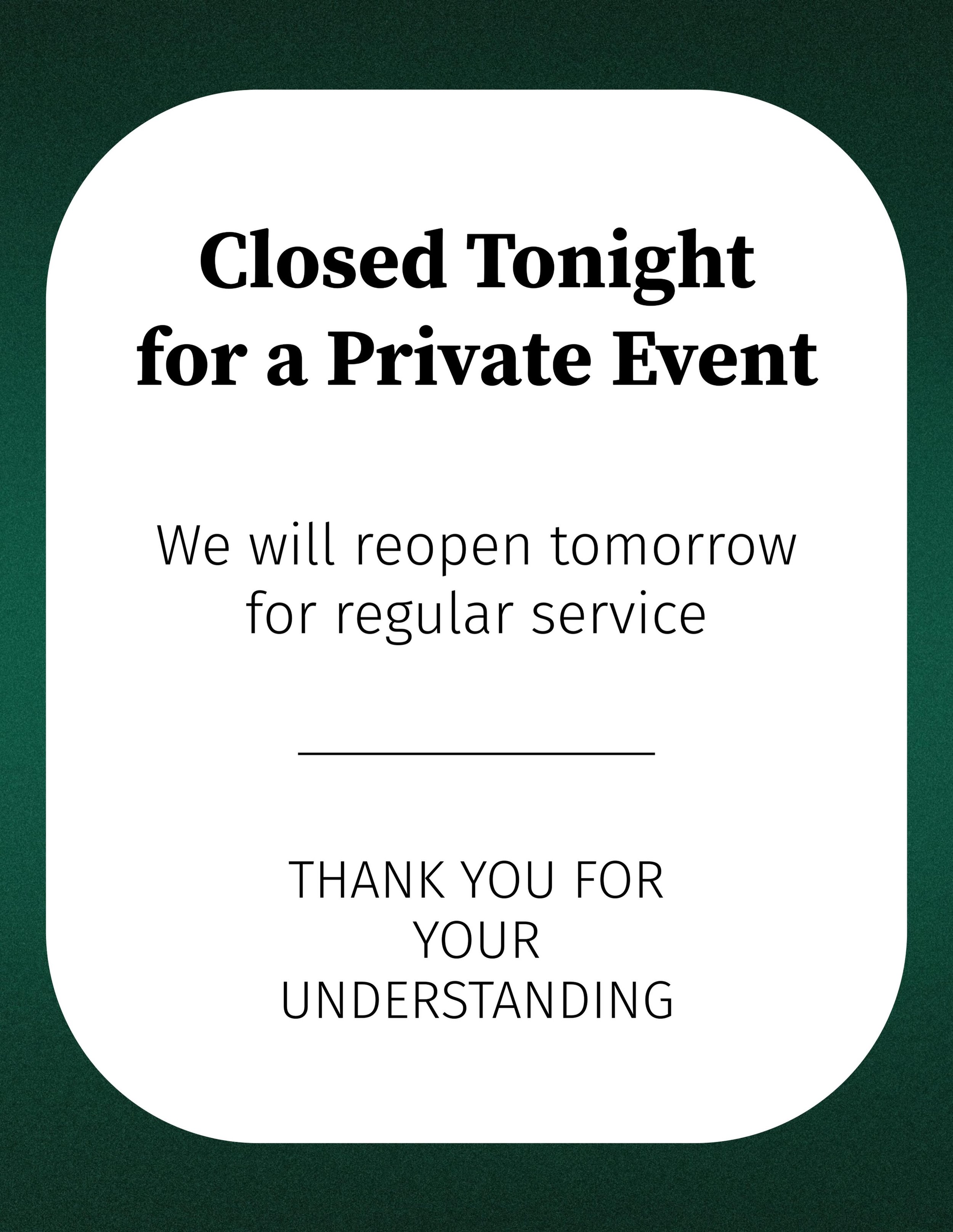 See you all tomorrow! 💚