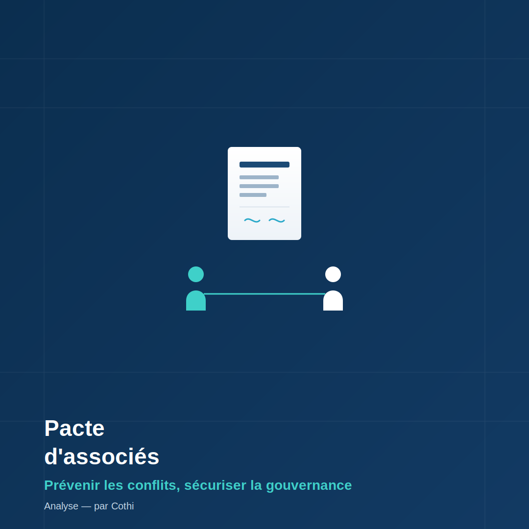 Pacte d'associés : prévenir les conflits et sécuriser la gouvernance meta-description