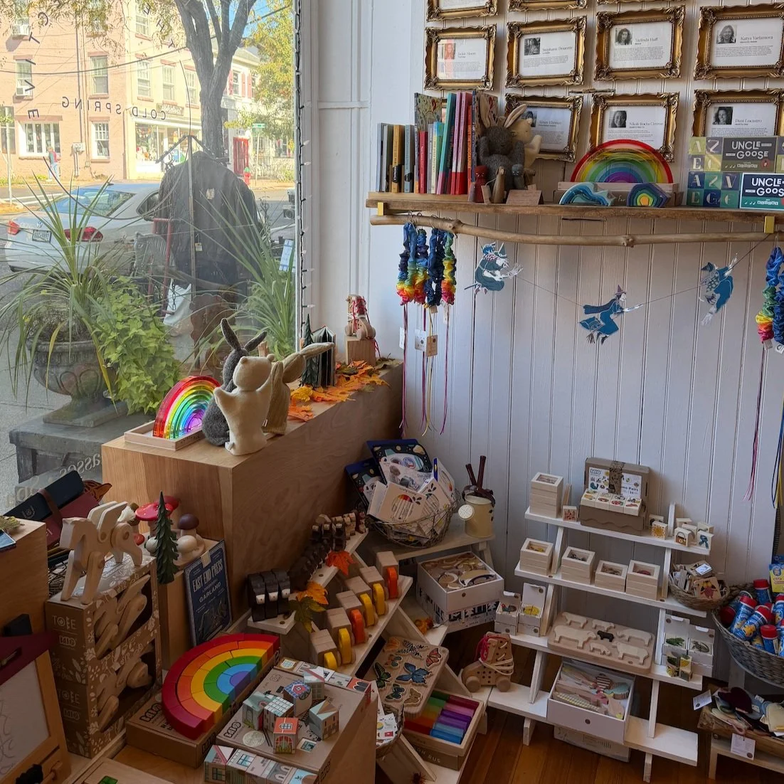 Leaves on the floor, witches in the air 🍂🧙&zwj;♀️ Halloween season has officially landed at our corner of The Collective in Cold Spring. Stop by to see our witch garland and find some sweetly spooky treasures for your little ones.