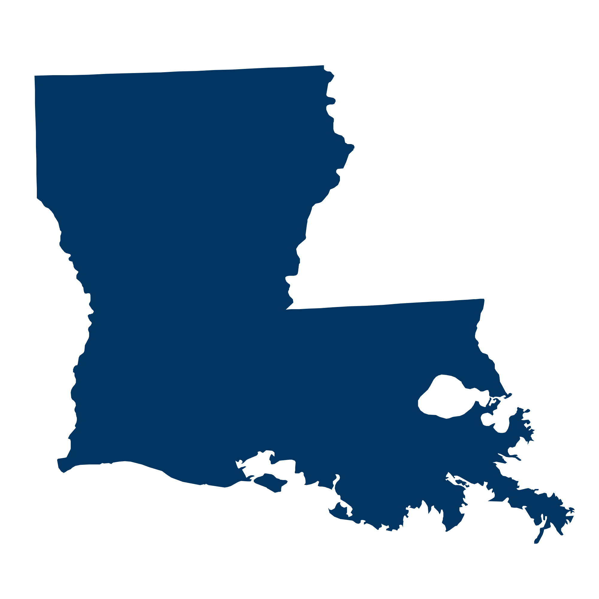 A map of Greece with its regions highlighted in dark blue.