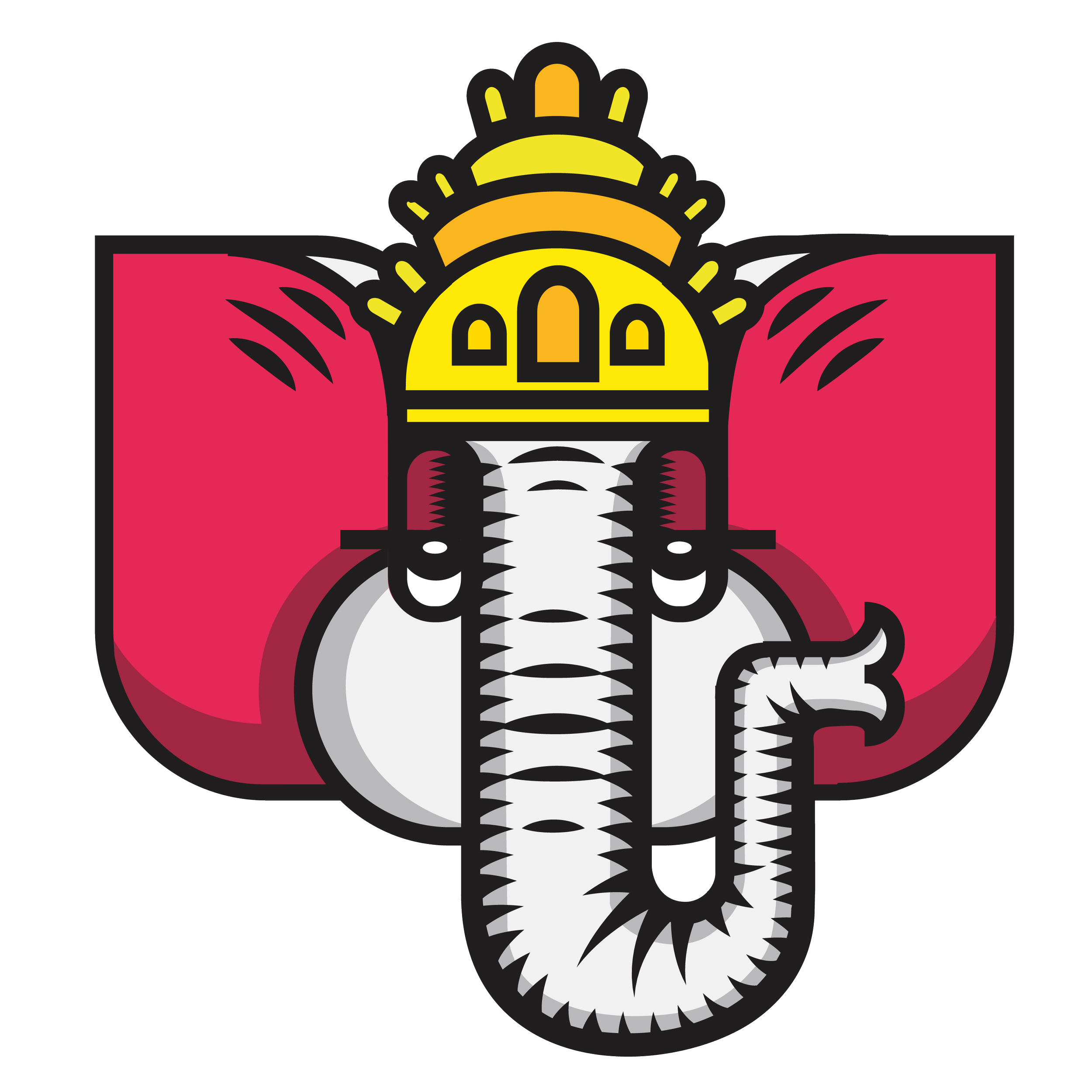 Fatty's Smoke Shop Logo with Elephant head