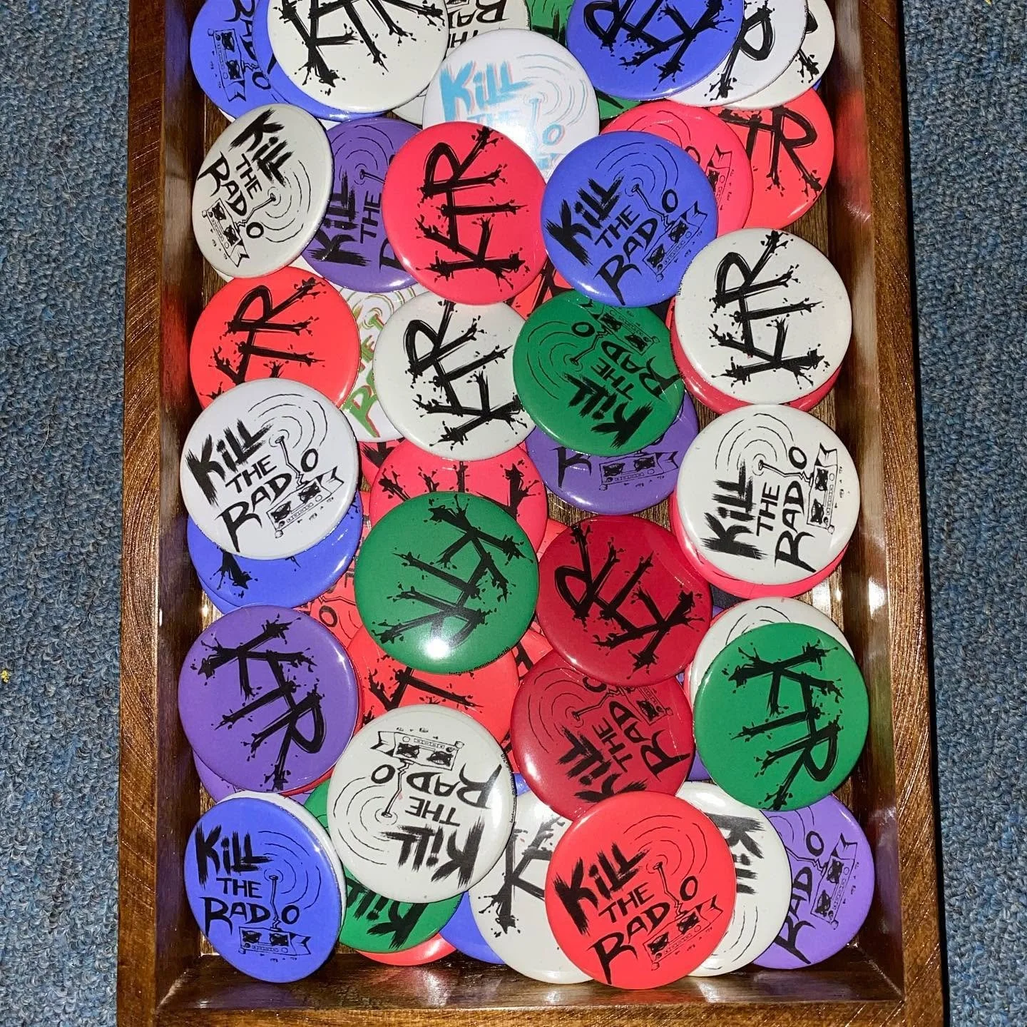 Kill The Radio band pin