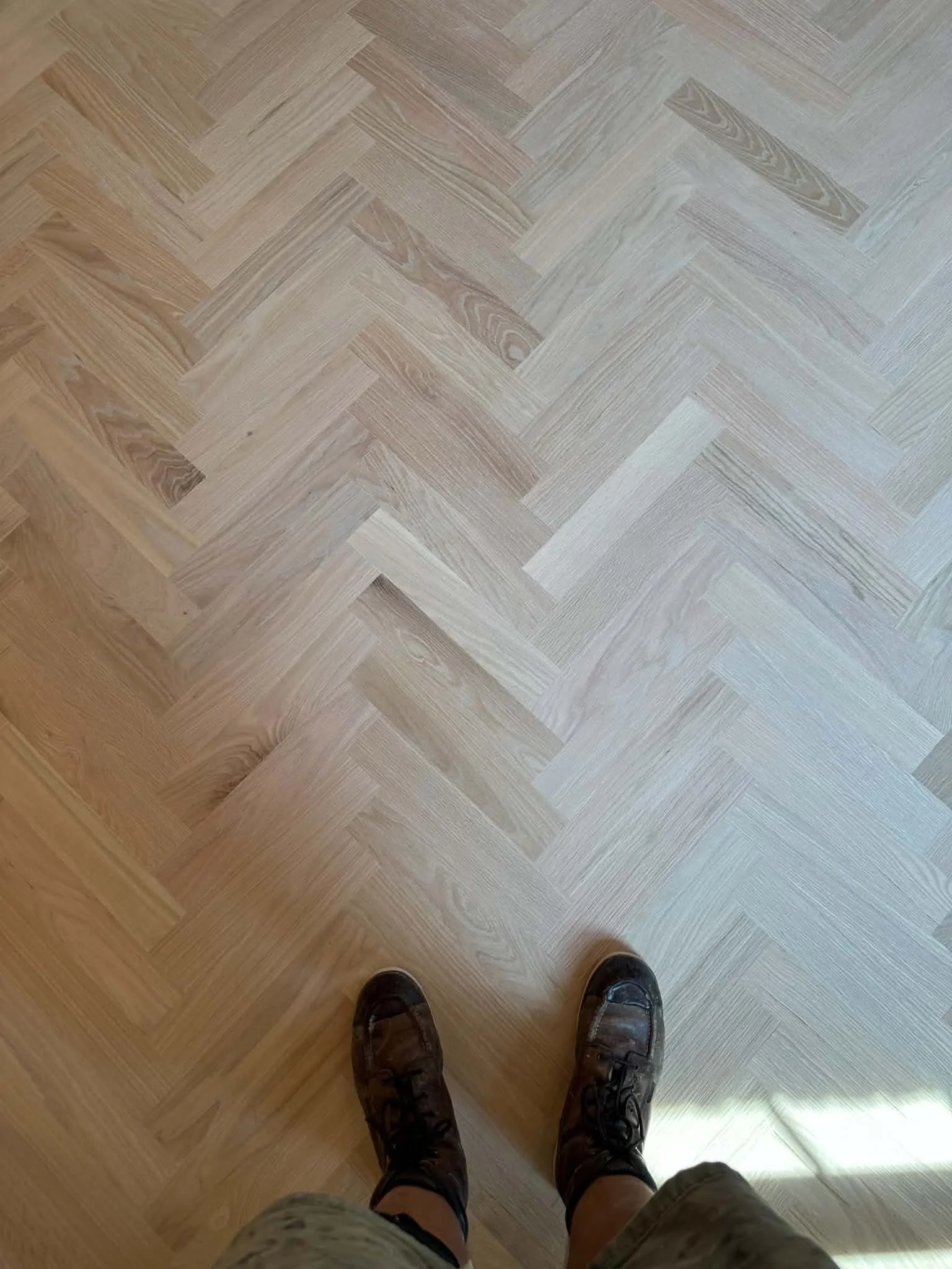 herringbone pattern floor by european custom hardwood