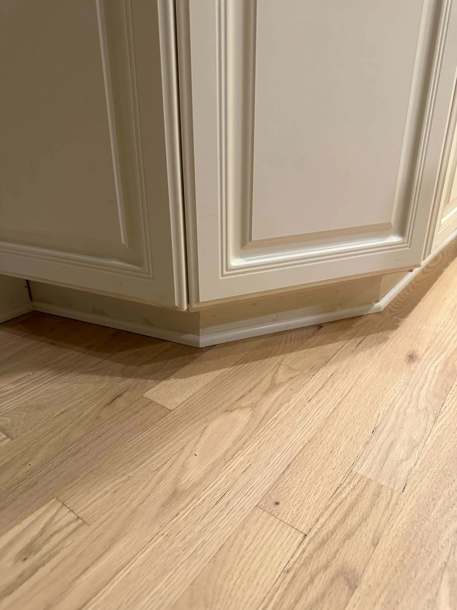 refinished kitchen floor by european custom hardwood