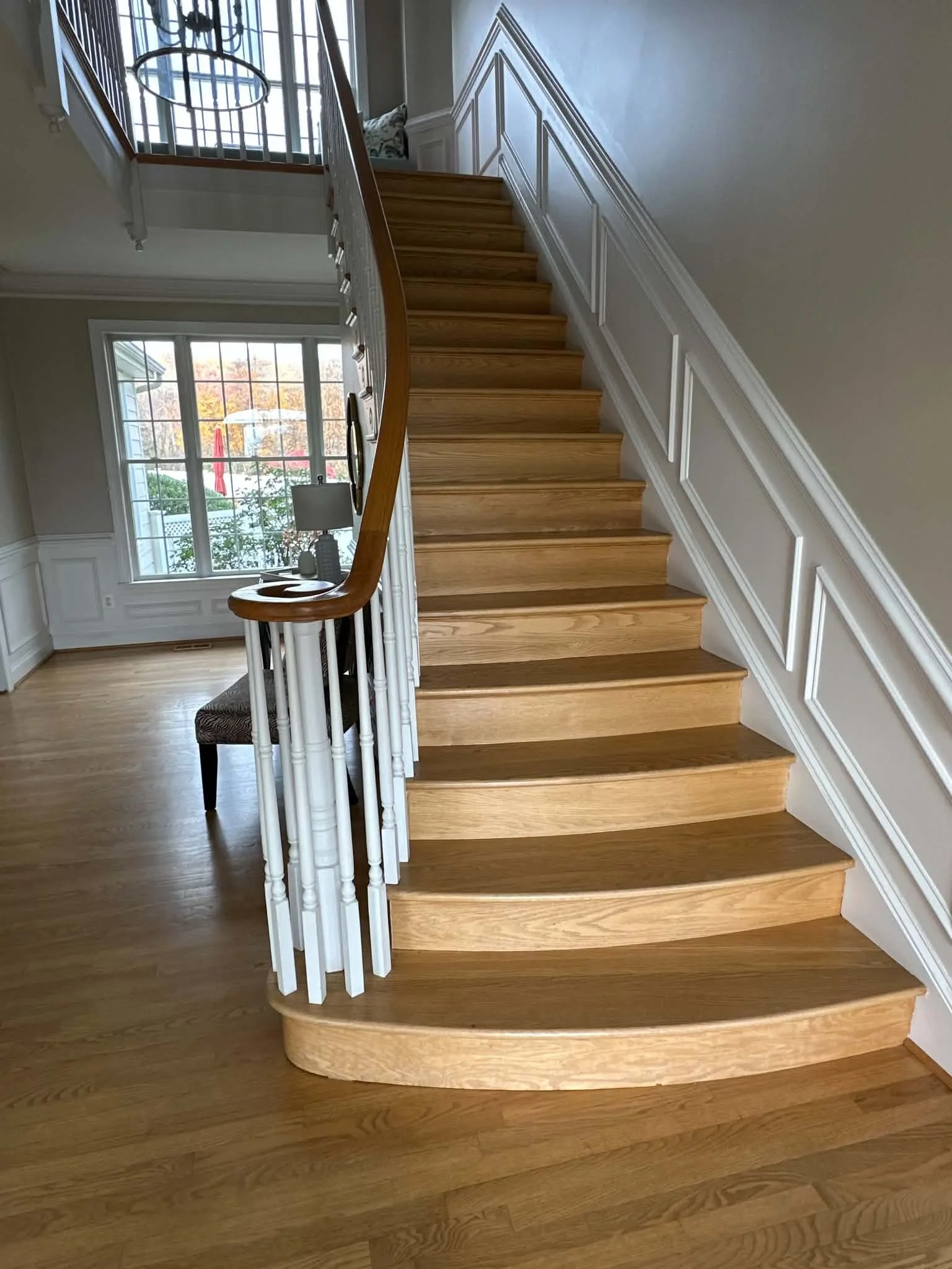 European Custom Hardwood does a staircase