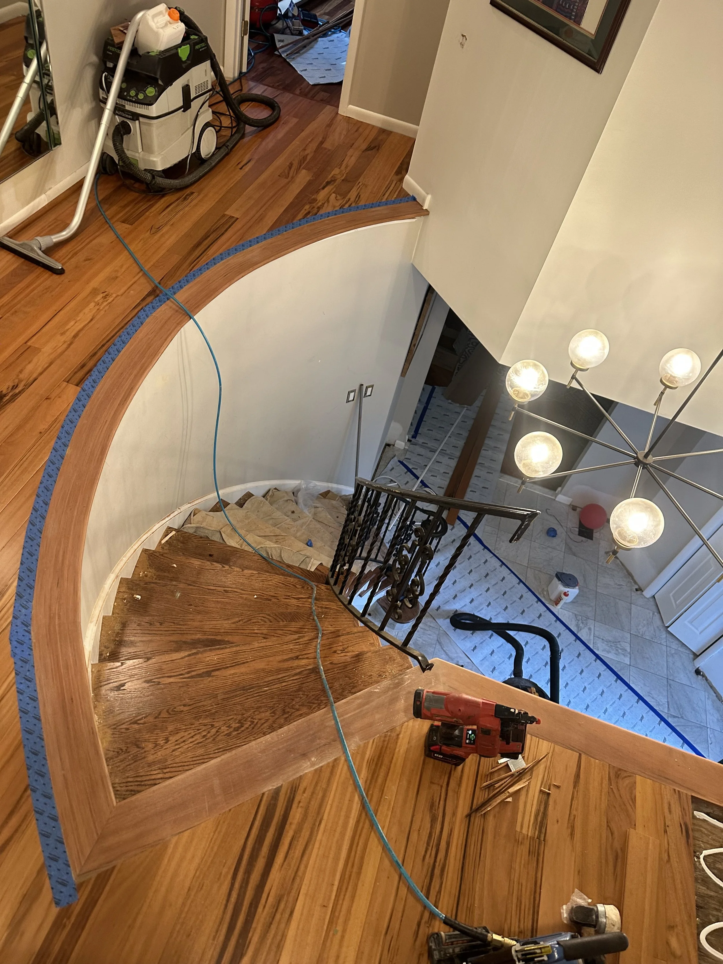 Custom Hardwood floor in Philadelphia area by European Custom Hardwood