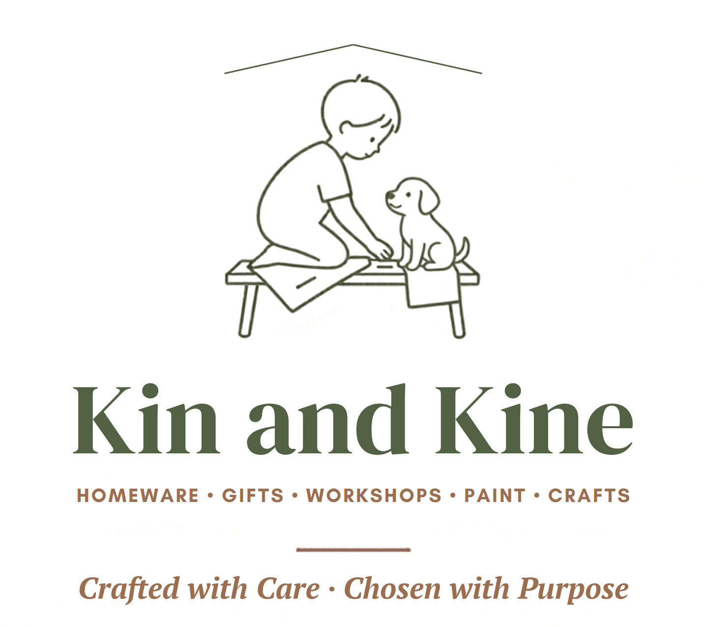 Kin and Kine Derbyshire shop logo