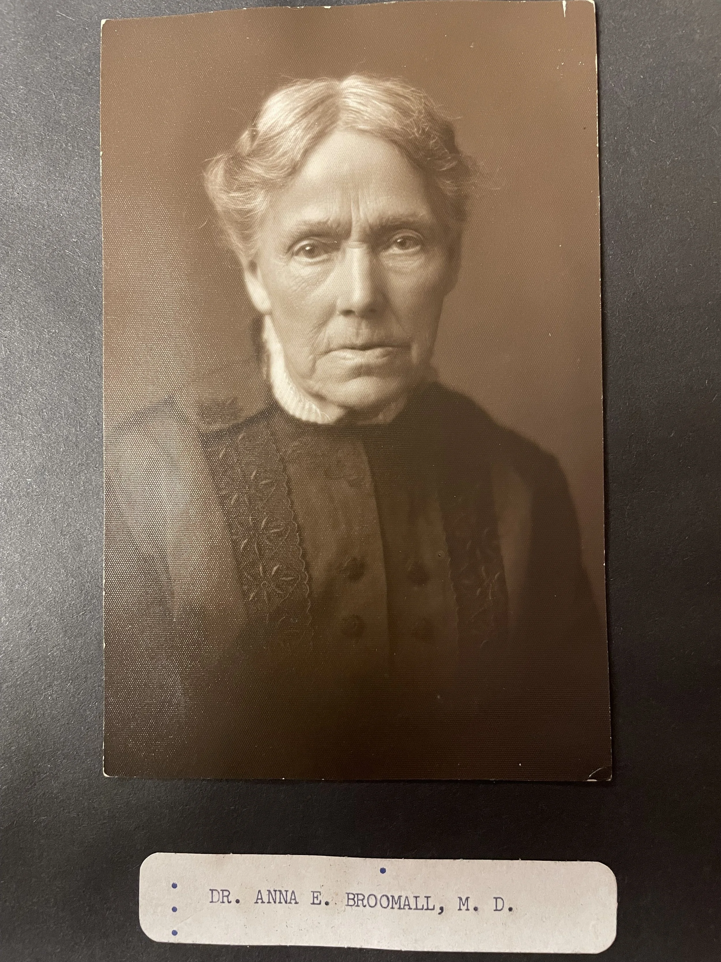 Dr. Broomall was born in 1847, and was raised in Upper Chichester Township. Her father was John M. Broomall, a prominent lawyer and a member of the U.S. House of Representatives for the PA 7th congressional district from 1863-1869. Anna originally wa