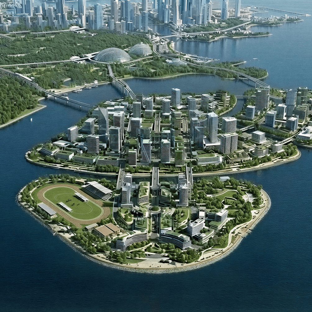Off-shore Financial Island