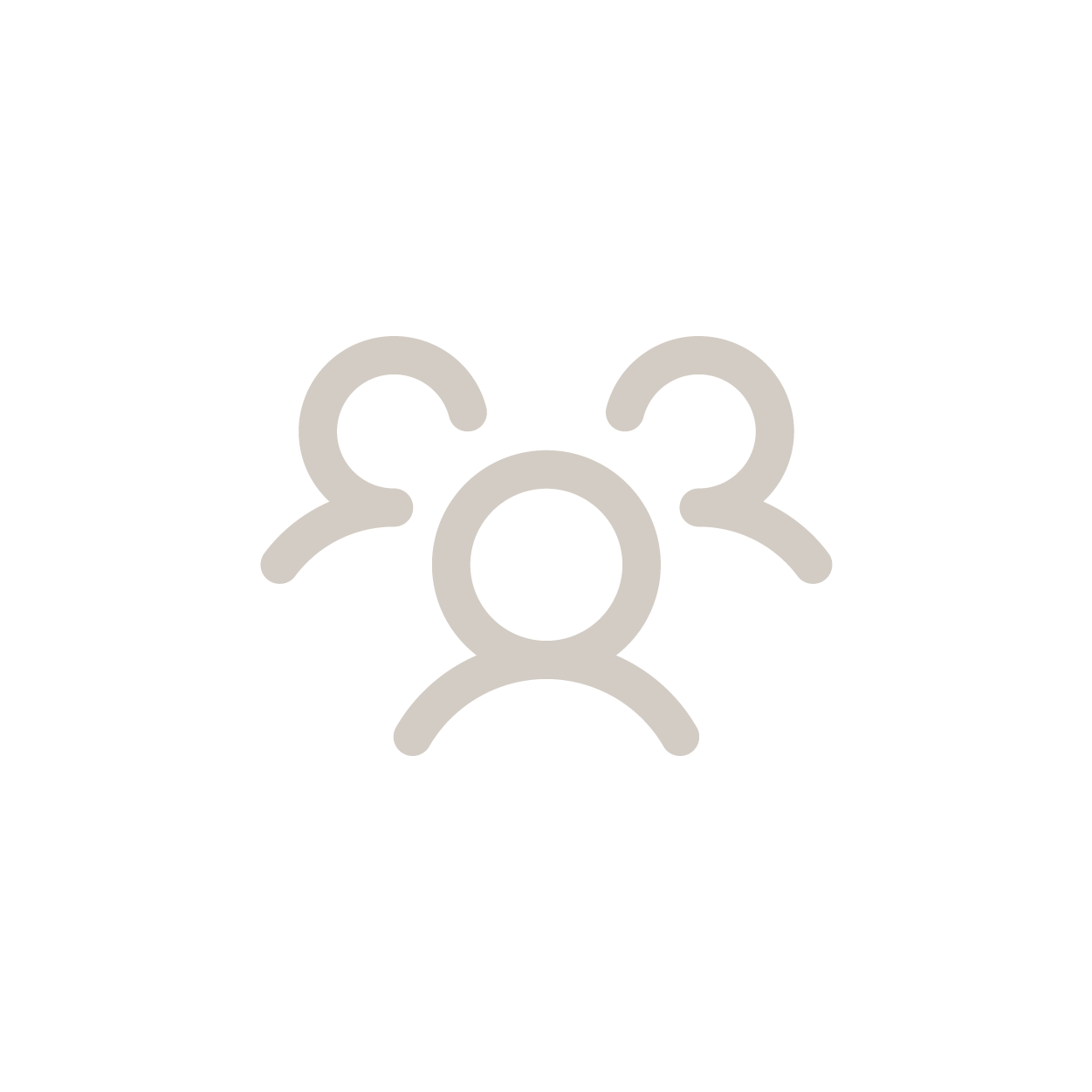 Black background with light gray line art of a person's head and shoulders, with three stylized question marks above their head.