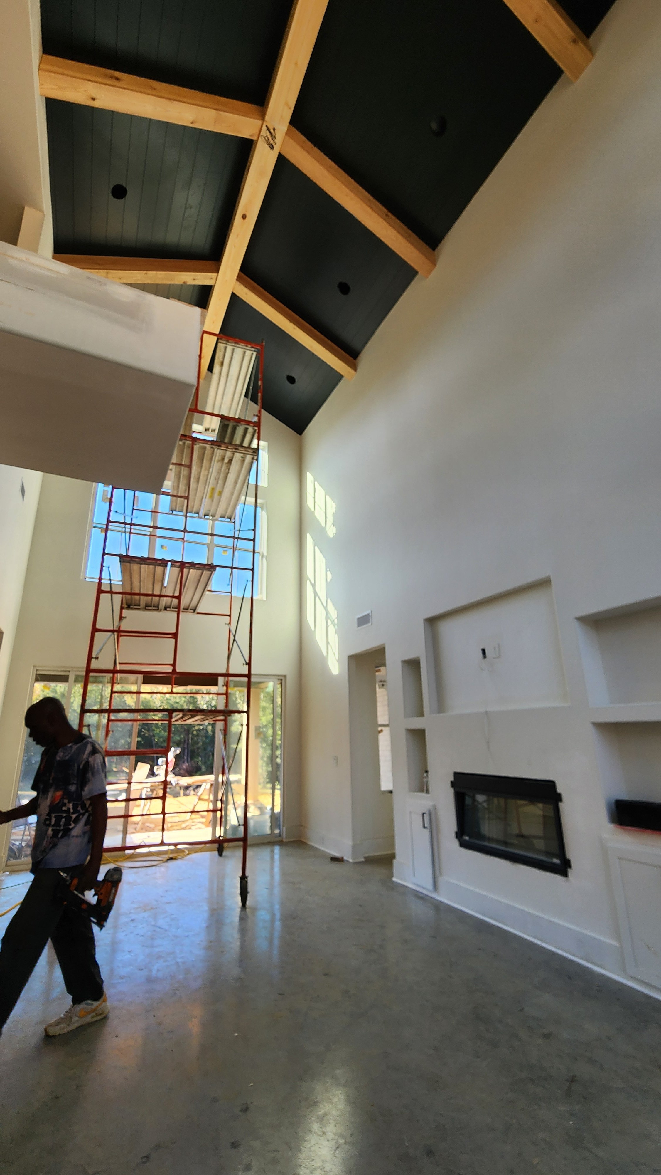 Faux ceiling beams