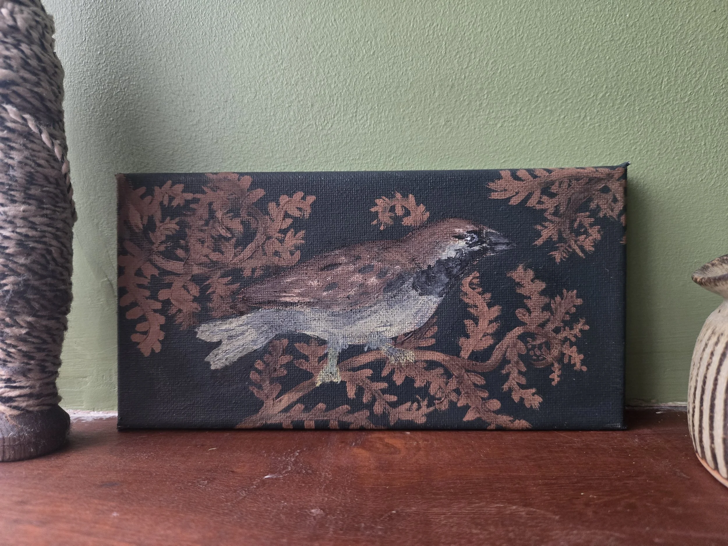 Sparrow in Bracken