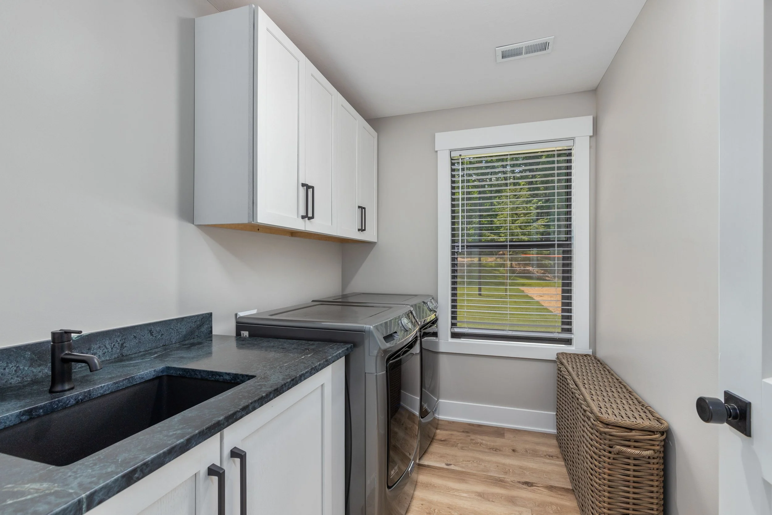 Laundry room.