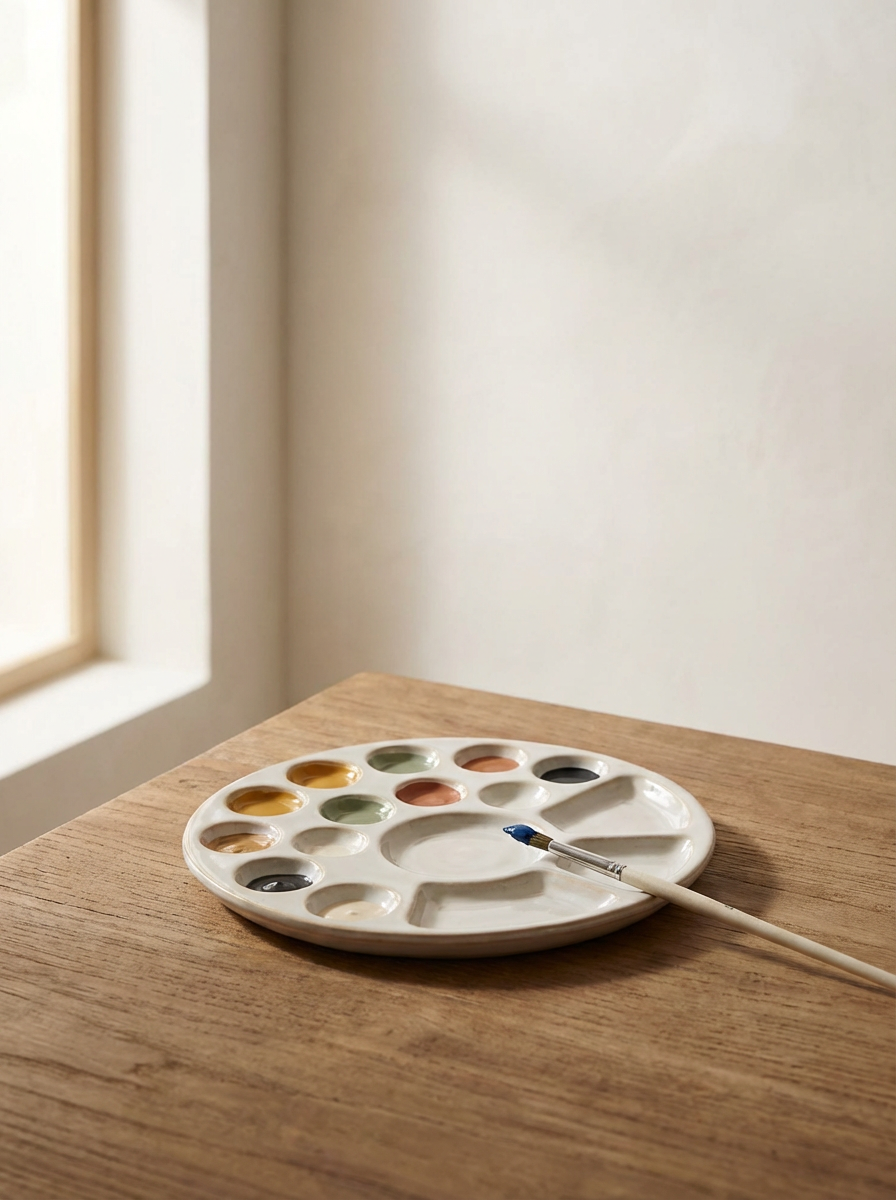 Ceramic Paint Palette