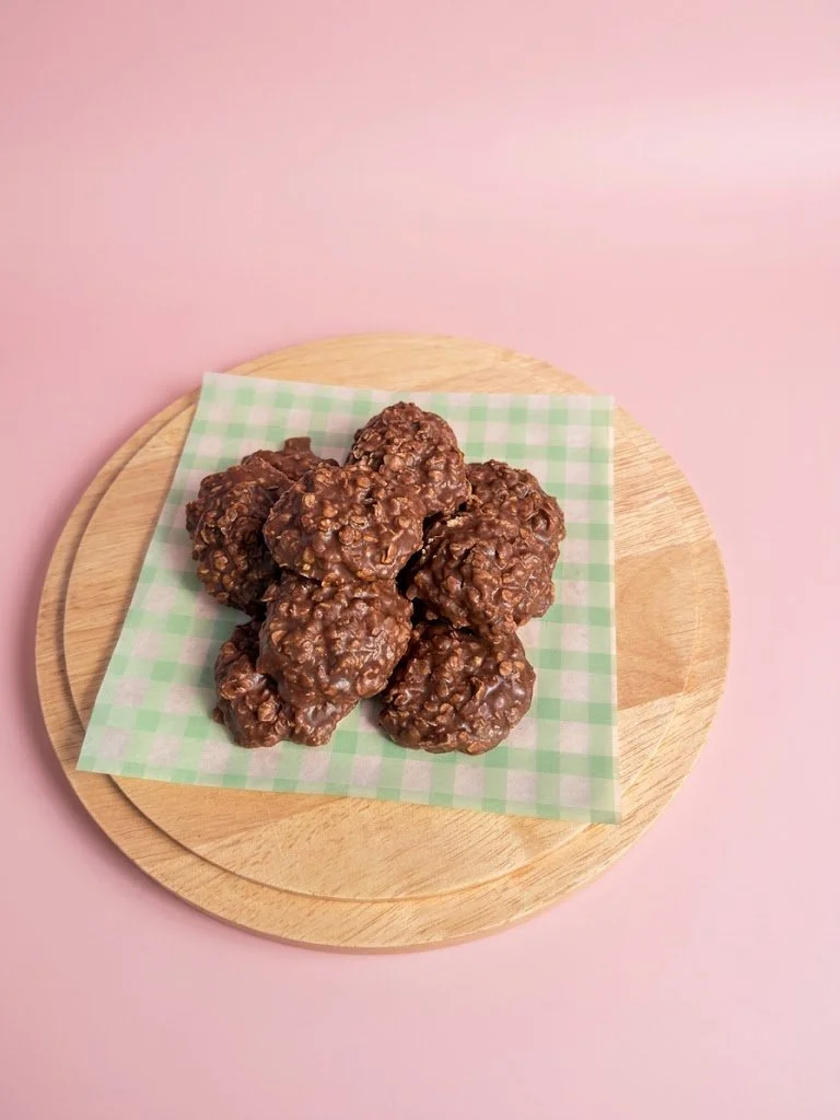 Chocolate Peanut Butter No Bake Cookies