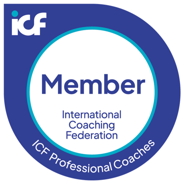 ICF Member badge for the International Coaching Federation and ICF Professional Coaches.