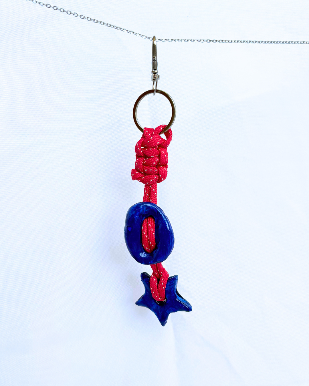 Blueberry Star Keychain