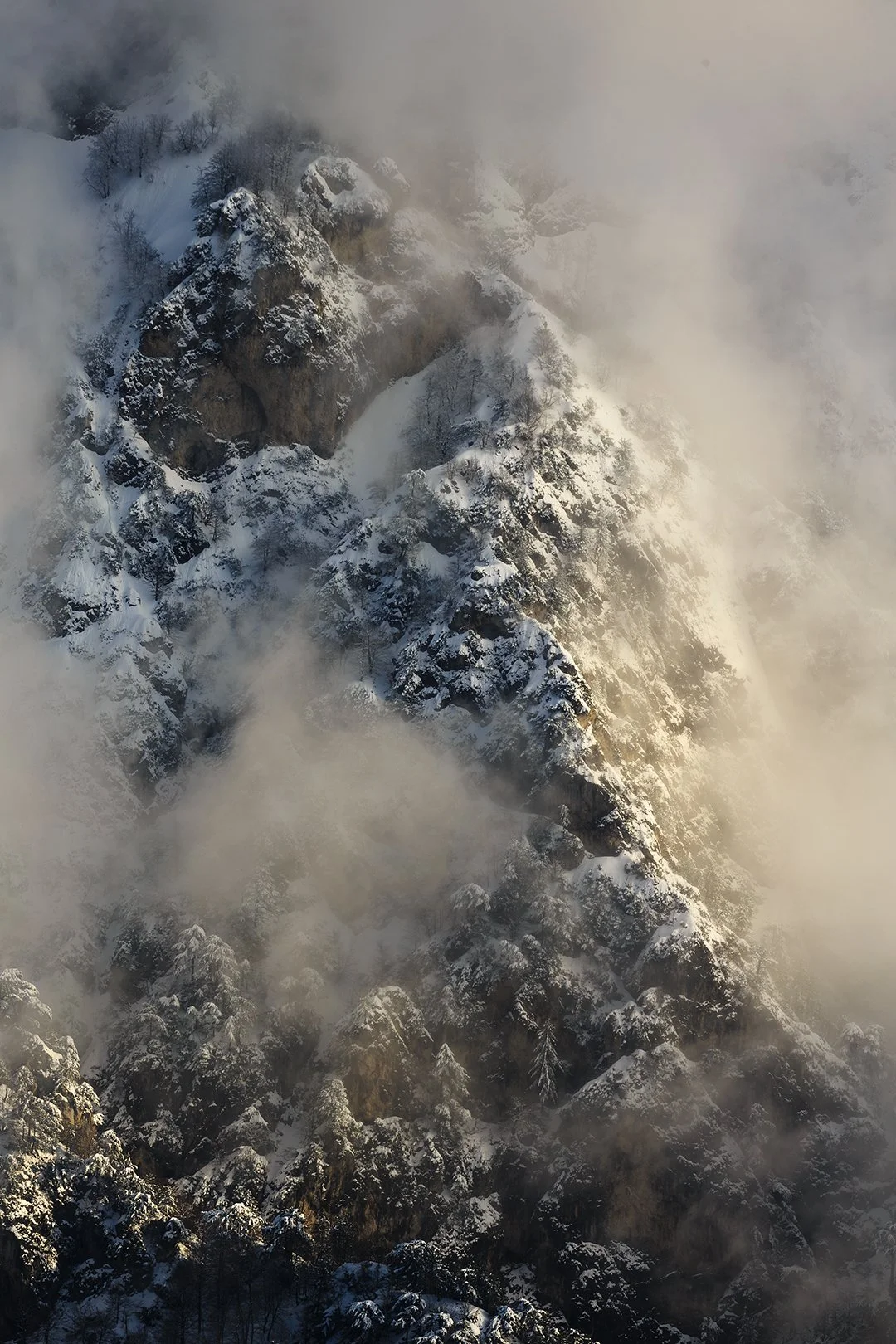 Appennines in winter