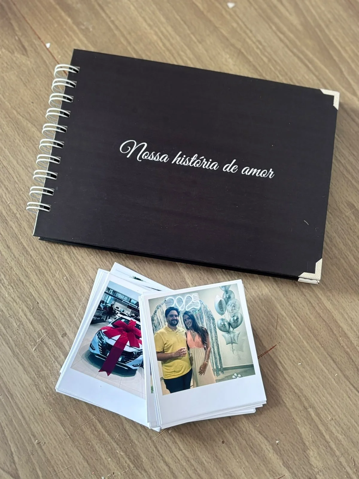 Álbum de Fotos A5 Personalizado com 40 Mini Fotos