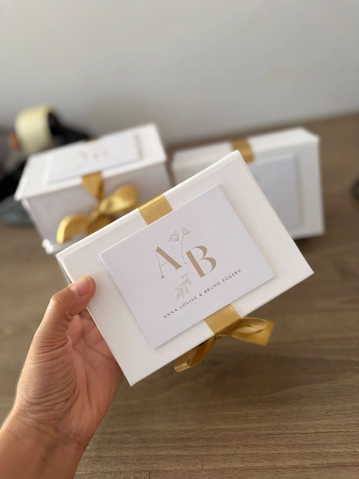Caixa Convite para Padrinhos de Casamento Personalizada