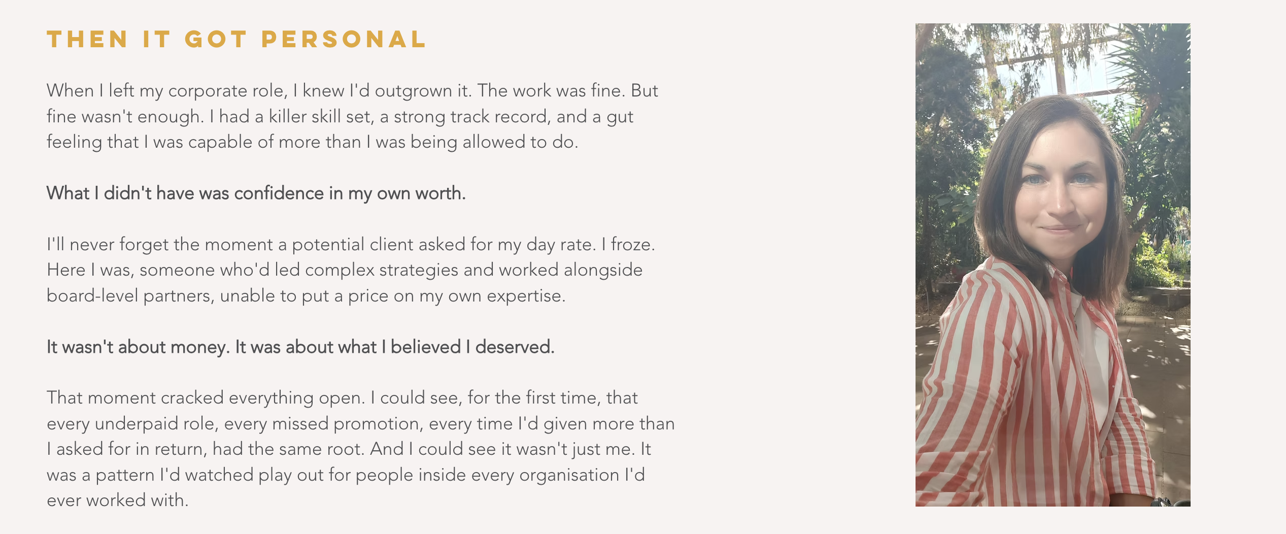 Brand coaching & storytelling services for Money Coach and founder of Moon & Mountain, Holly Dannhauser