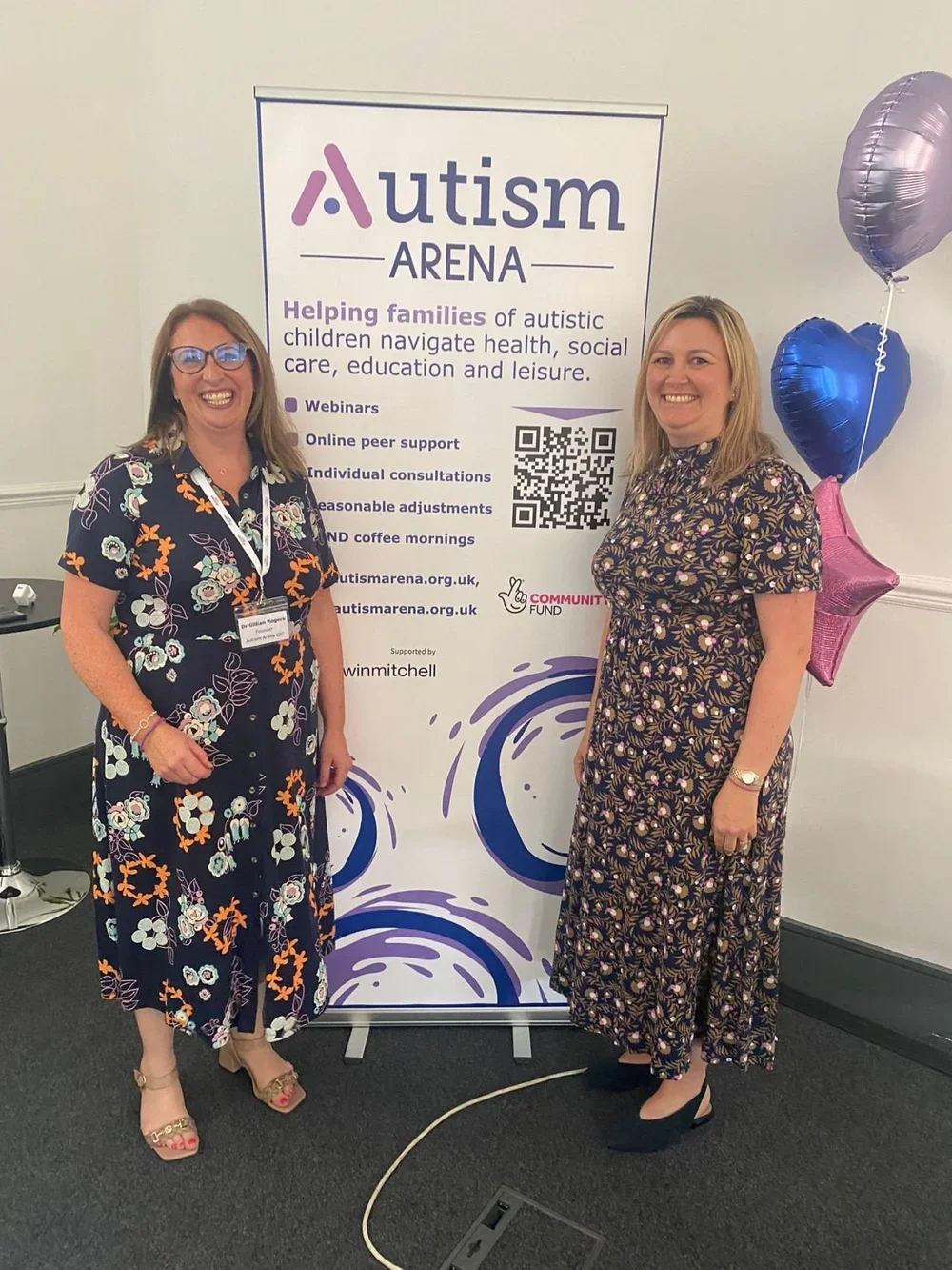 Brand coaching & storytelling services for Gr Gillian Rogers, founder of Autism Arena CIC