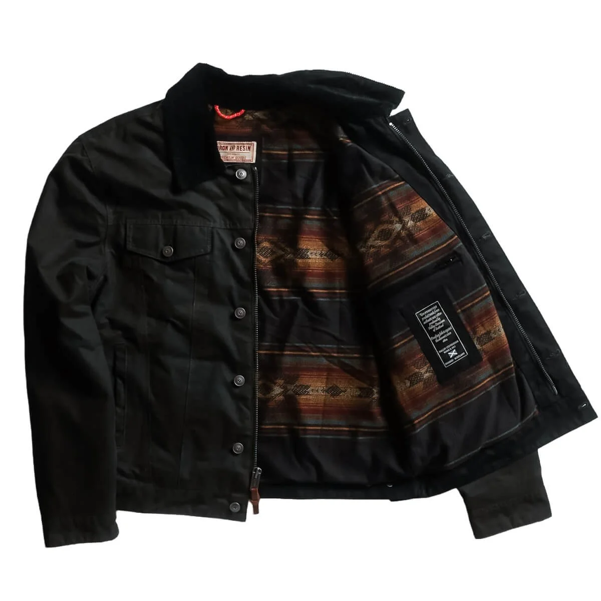 Iron and Resin Scout Jacket Black Olive